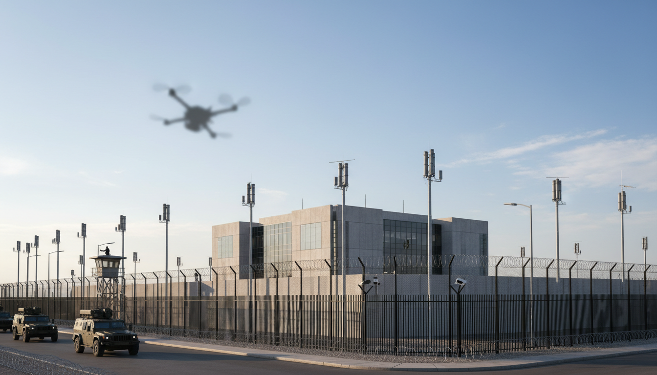 secure government building perimeter rf sensors
