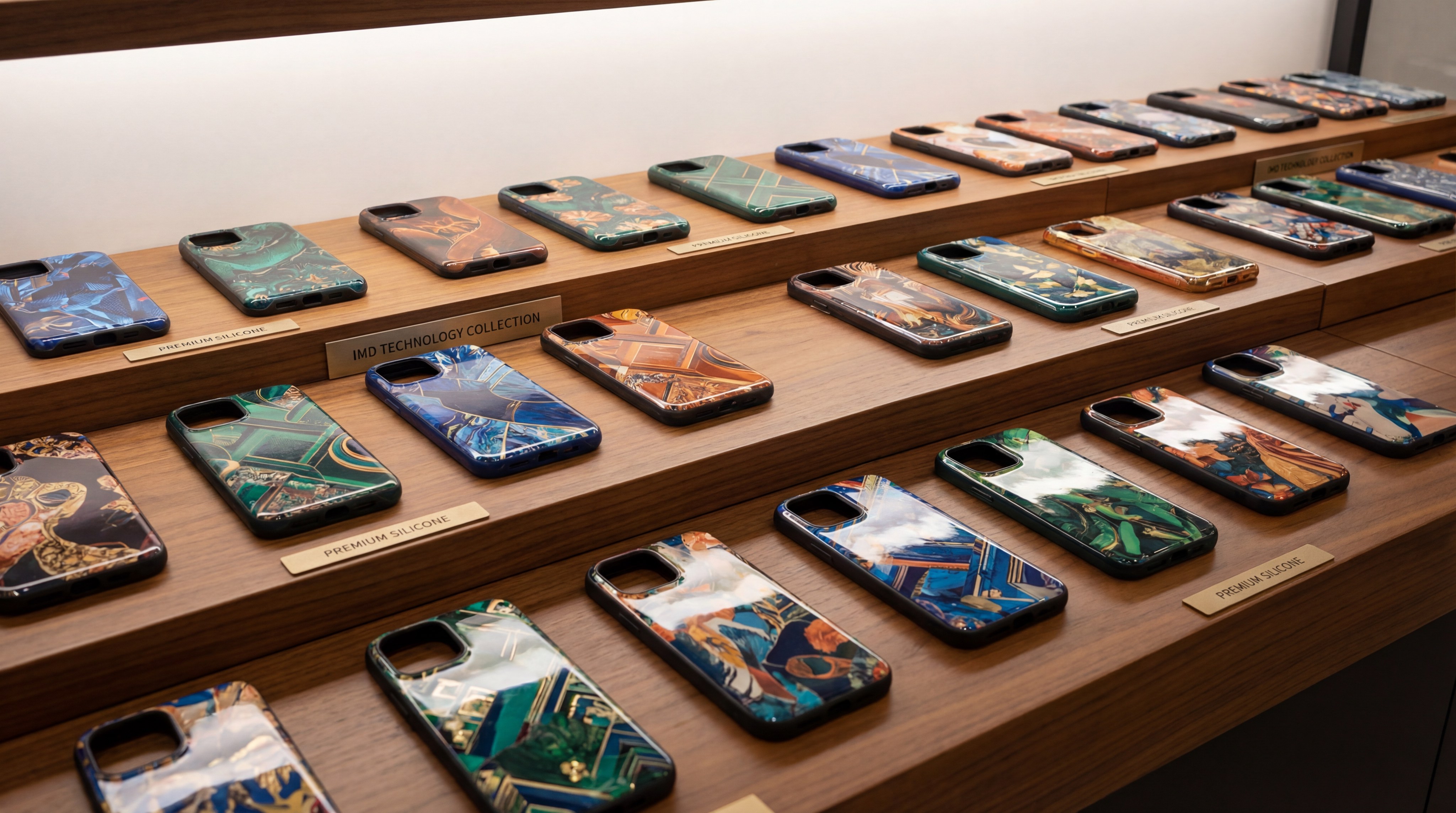 imd silicone cases product display