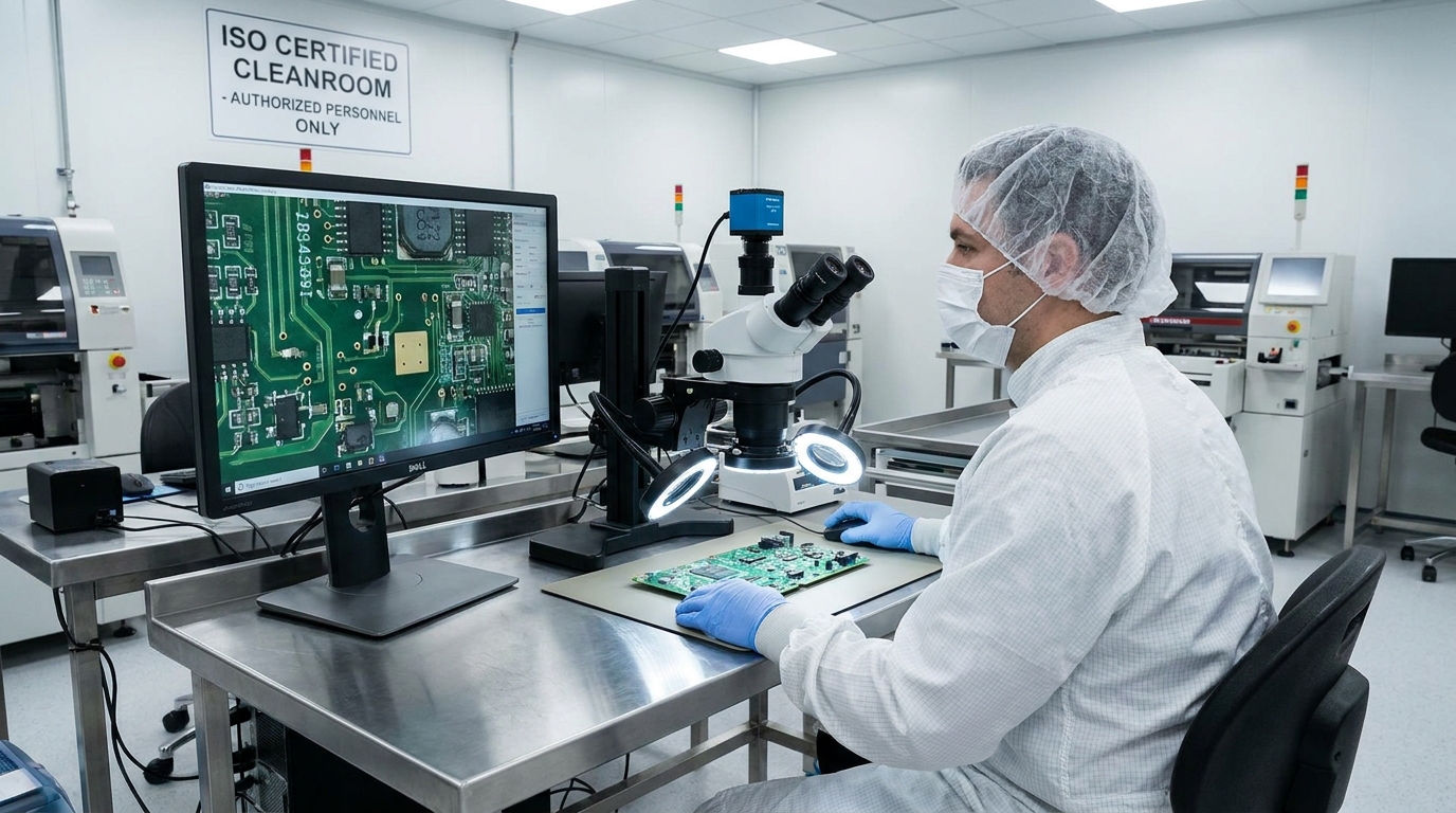 PCB Cleanroom Quality Inspection