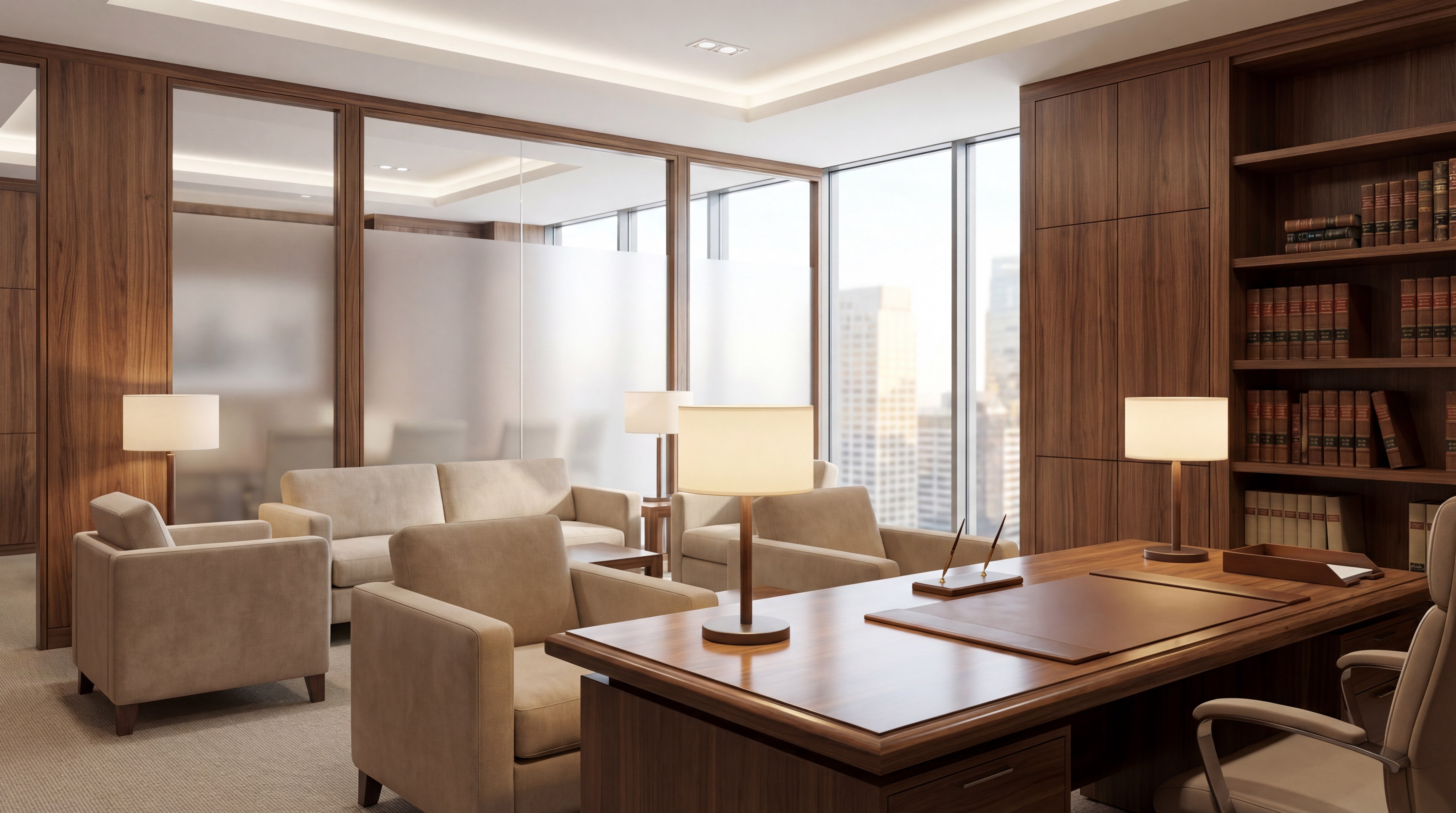 Law office meeting area