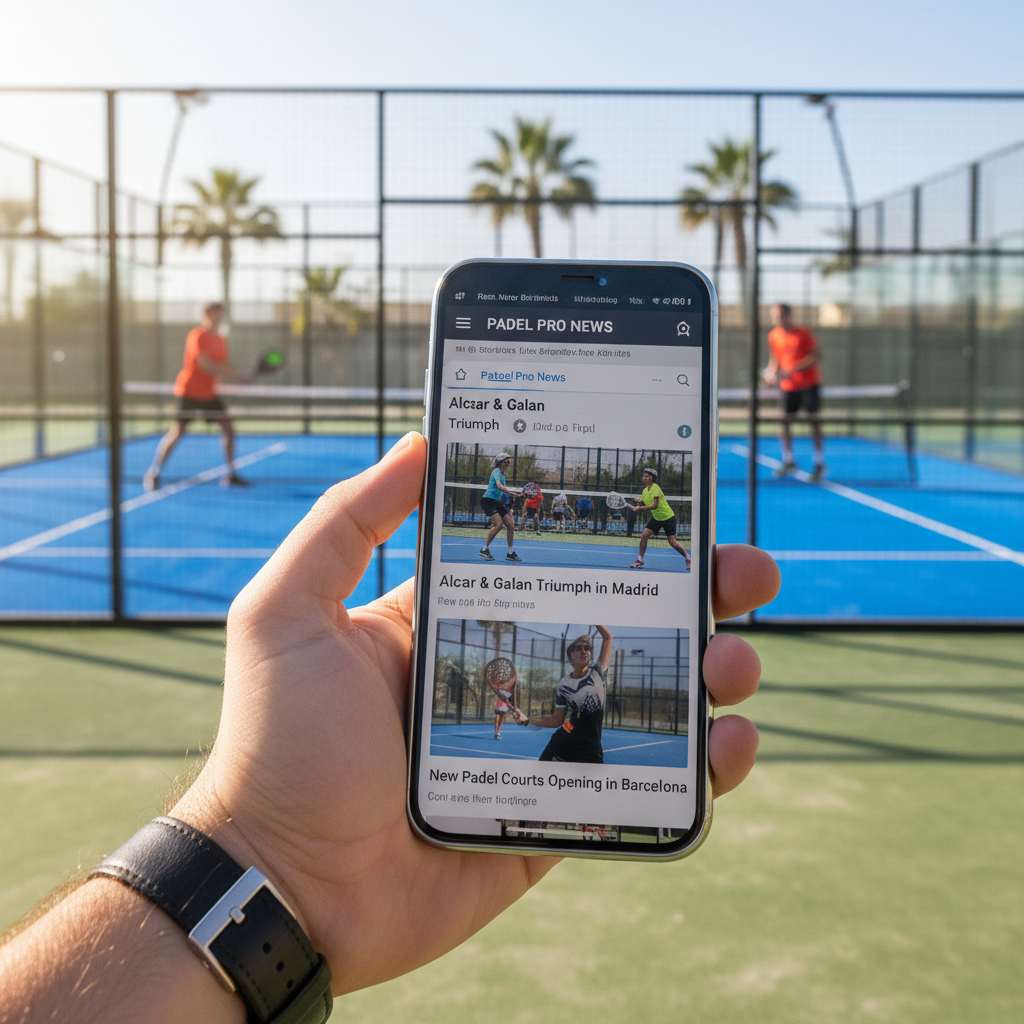 padel blog smartphone shot