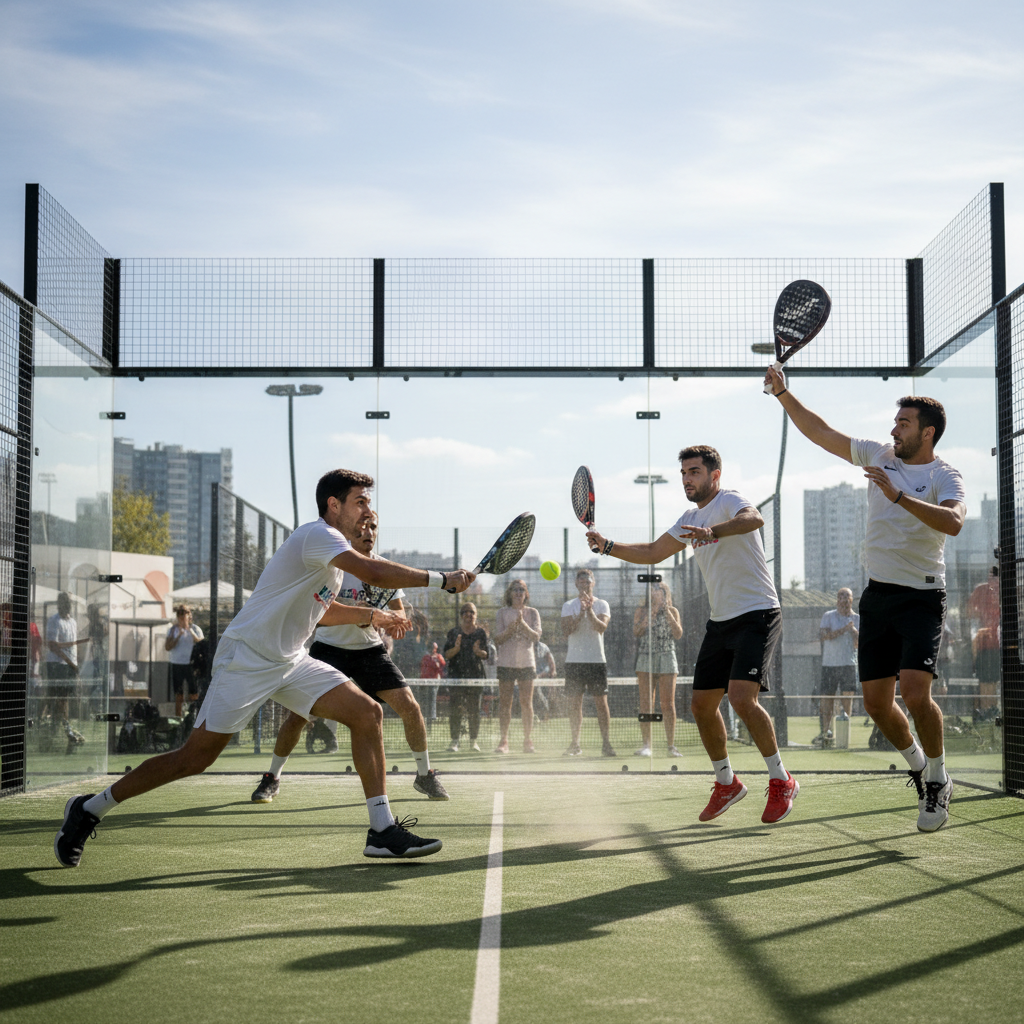 padel court match