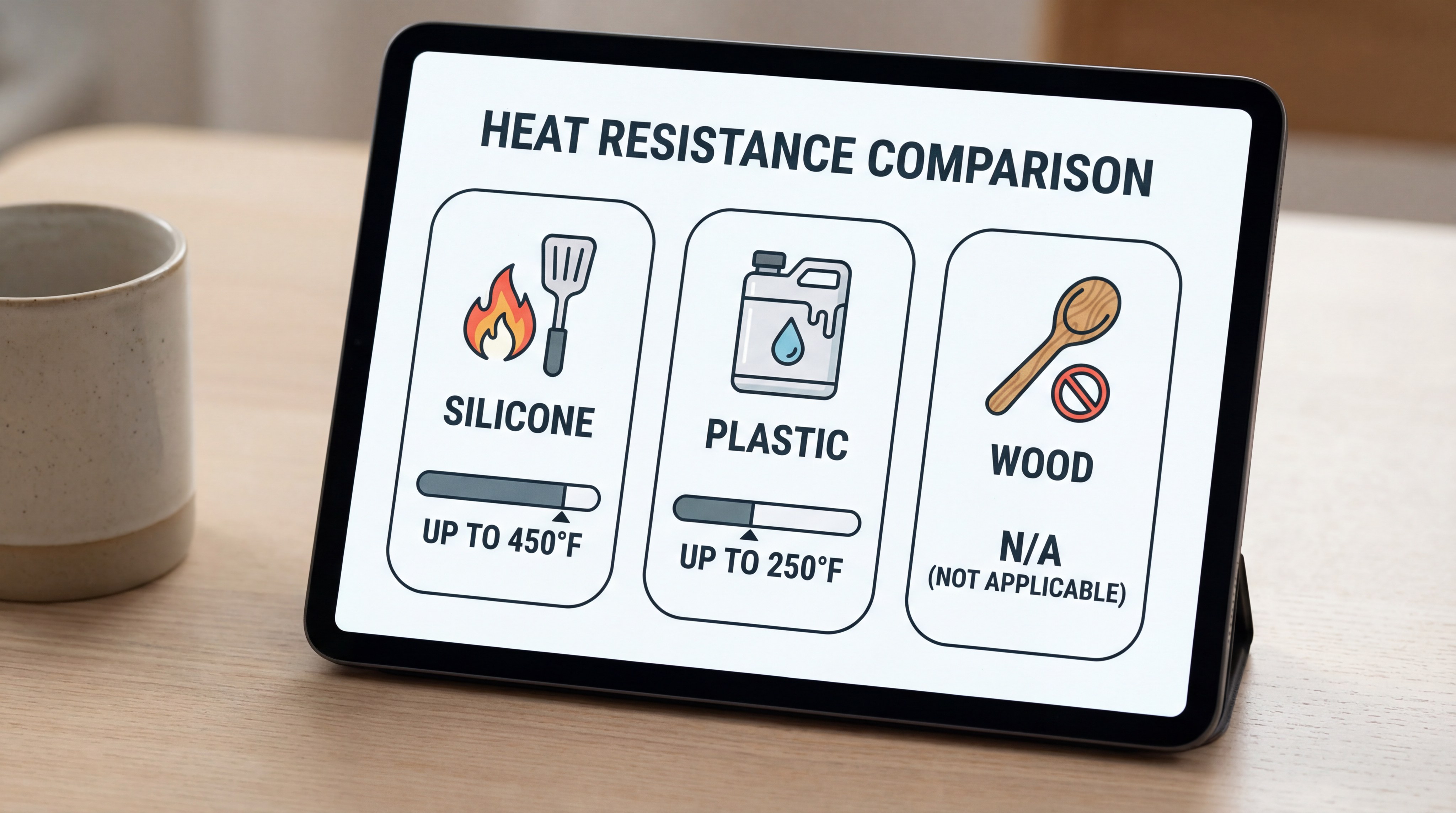 heat resistance material comparison index 2