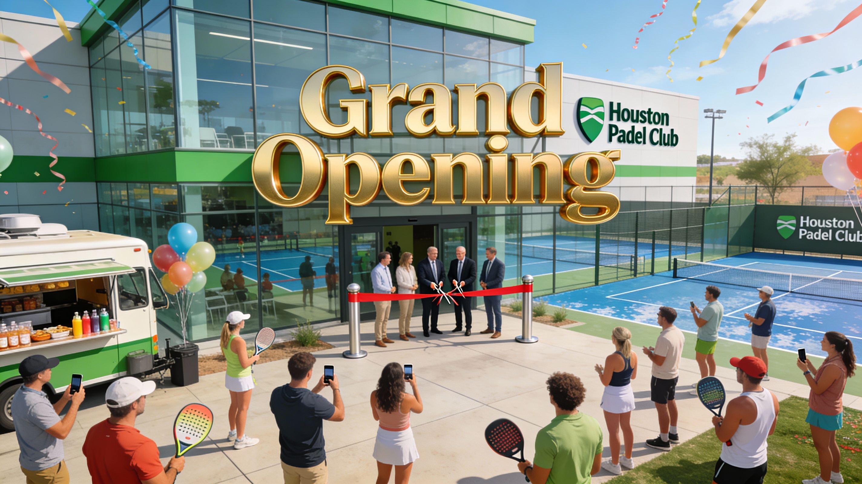 houston padel club grand opening
