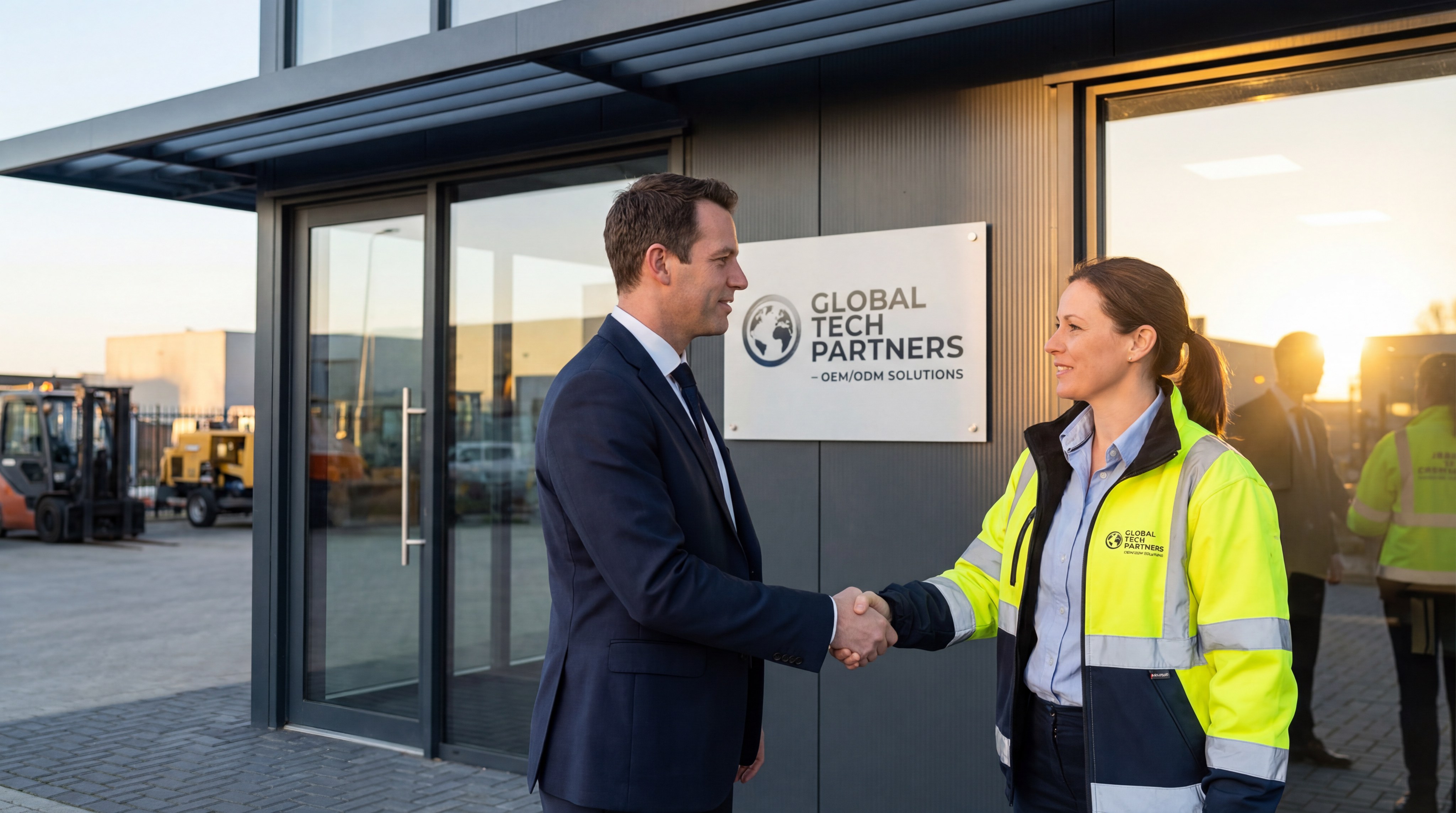 OEM ODM Partnership Handshake