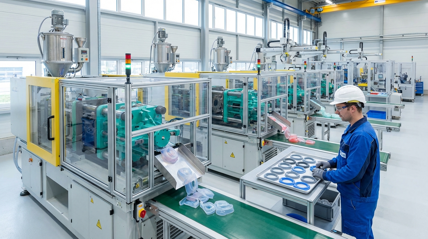 Silicone rubber parts manufacturing