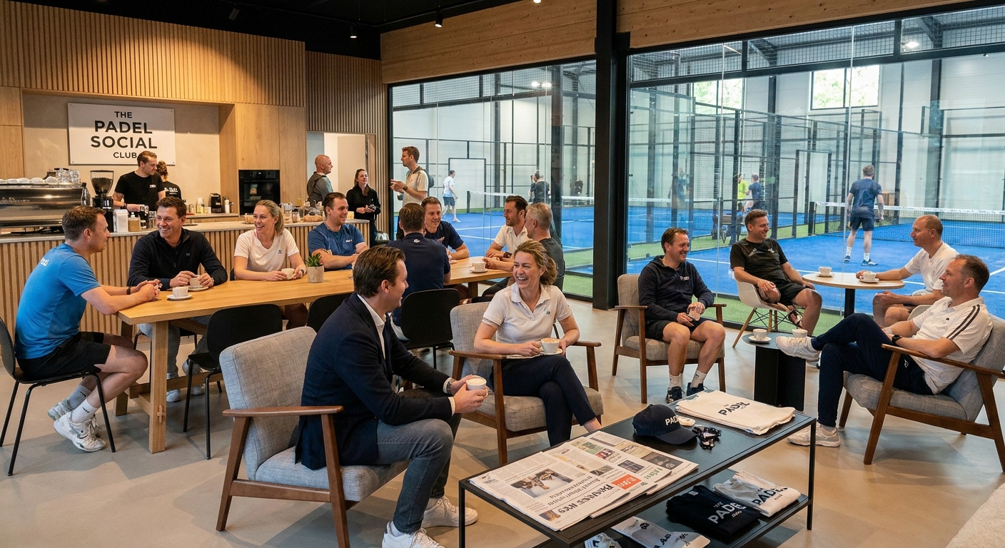 padel club lounge lifestyle