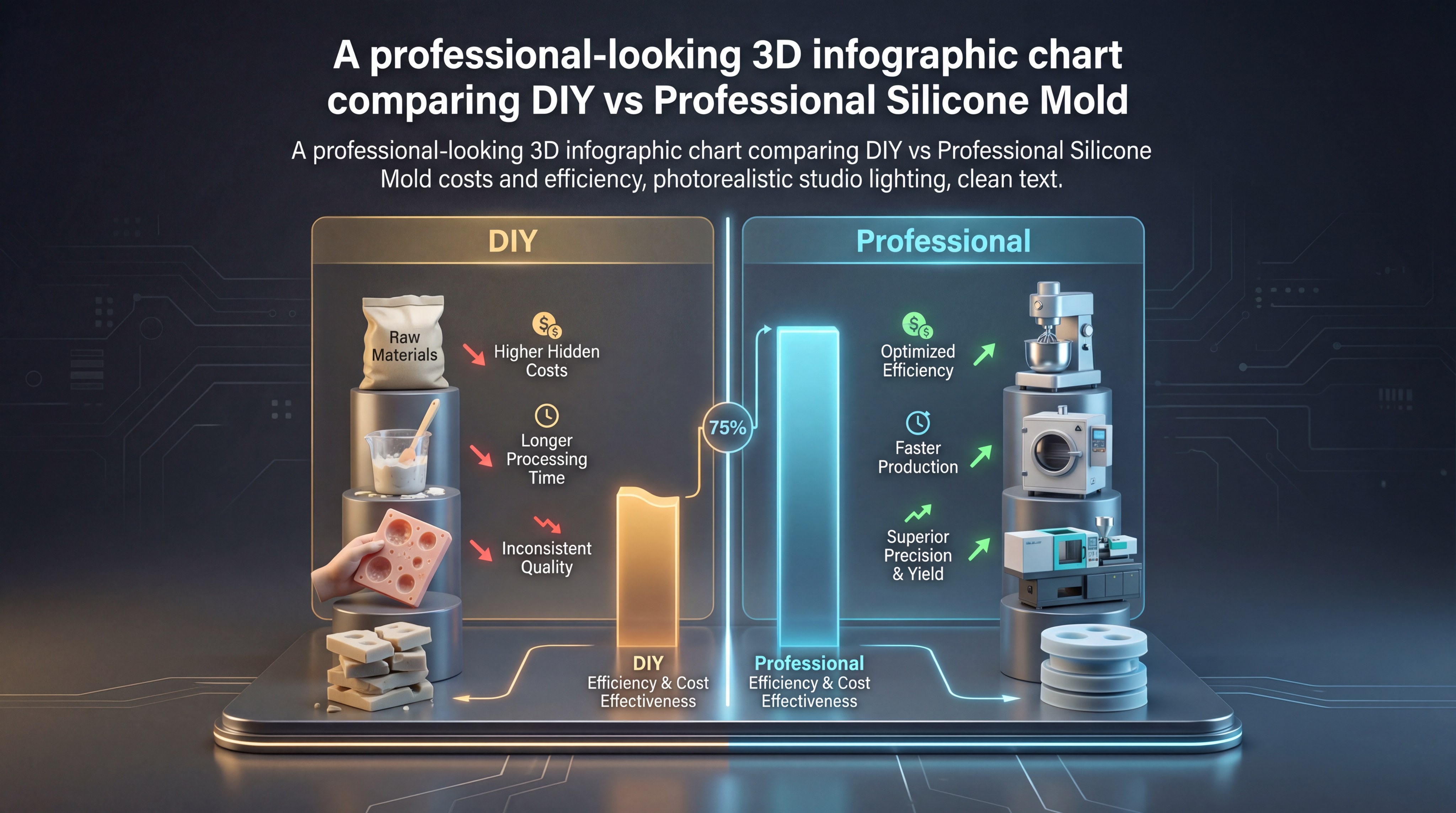 diy vs professional silicone mold comparison