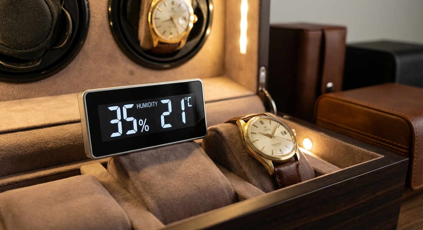 Digital Hygrometer Reading