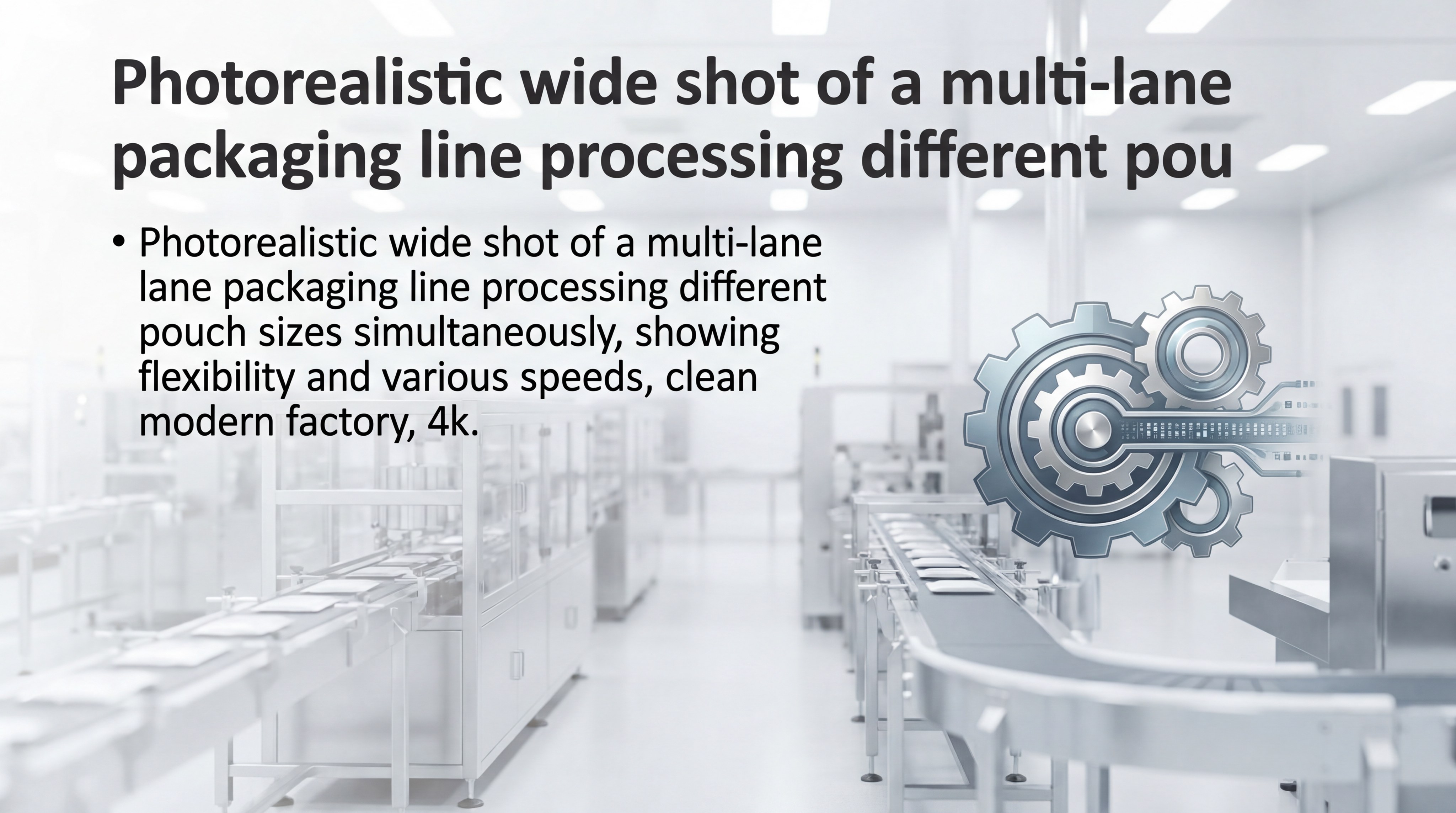 packaging line multi lane factory slide 5