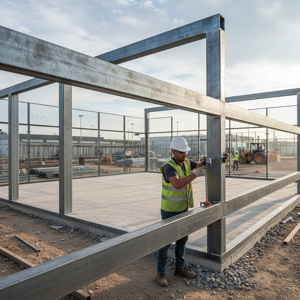 Galvanized Steel Padel Structure Inspection