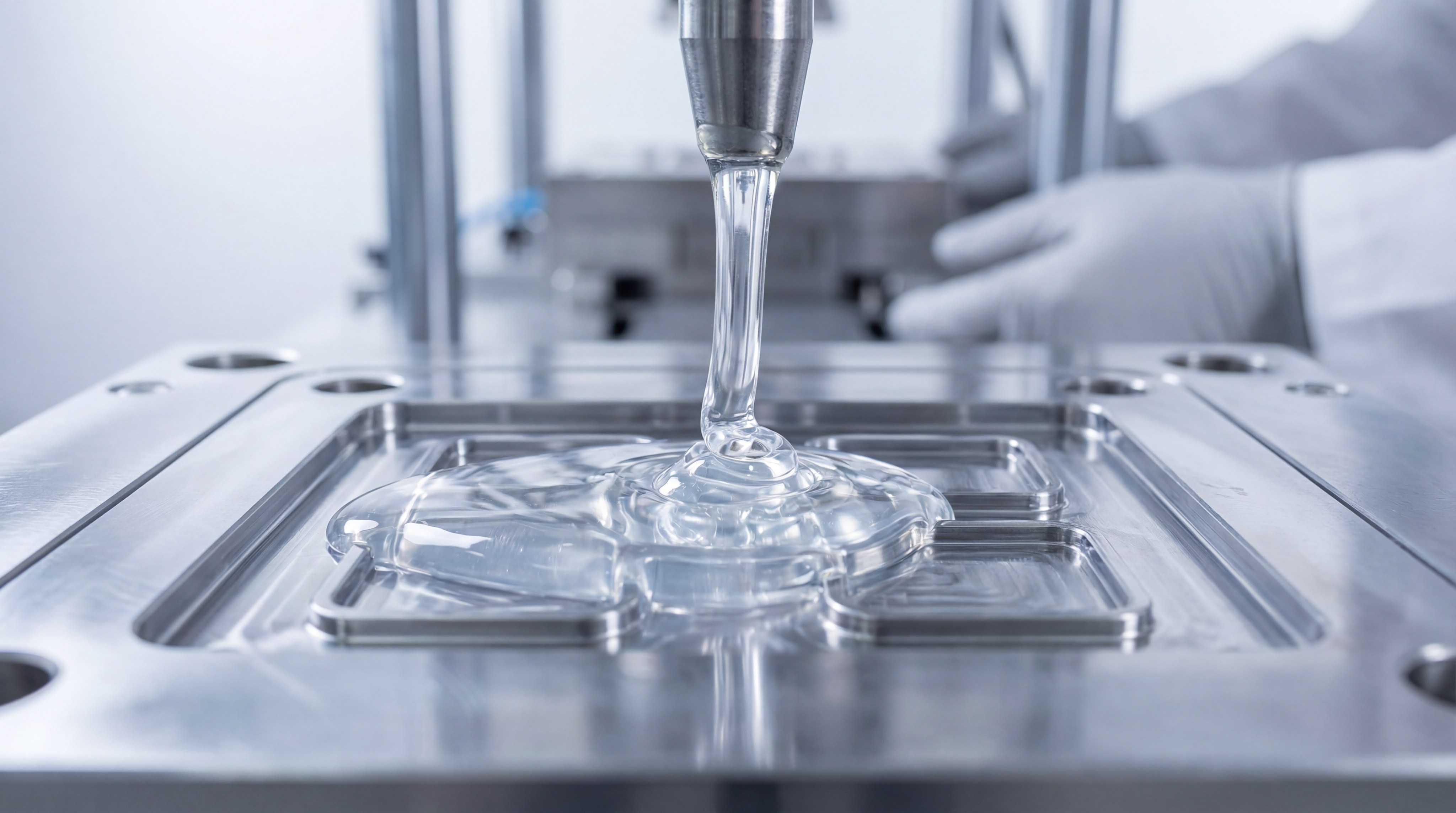 liquid silicone rubber macro pour