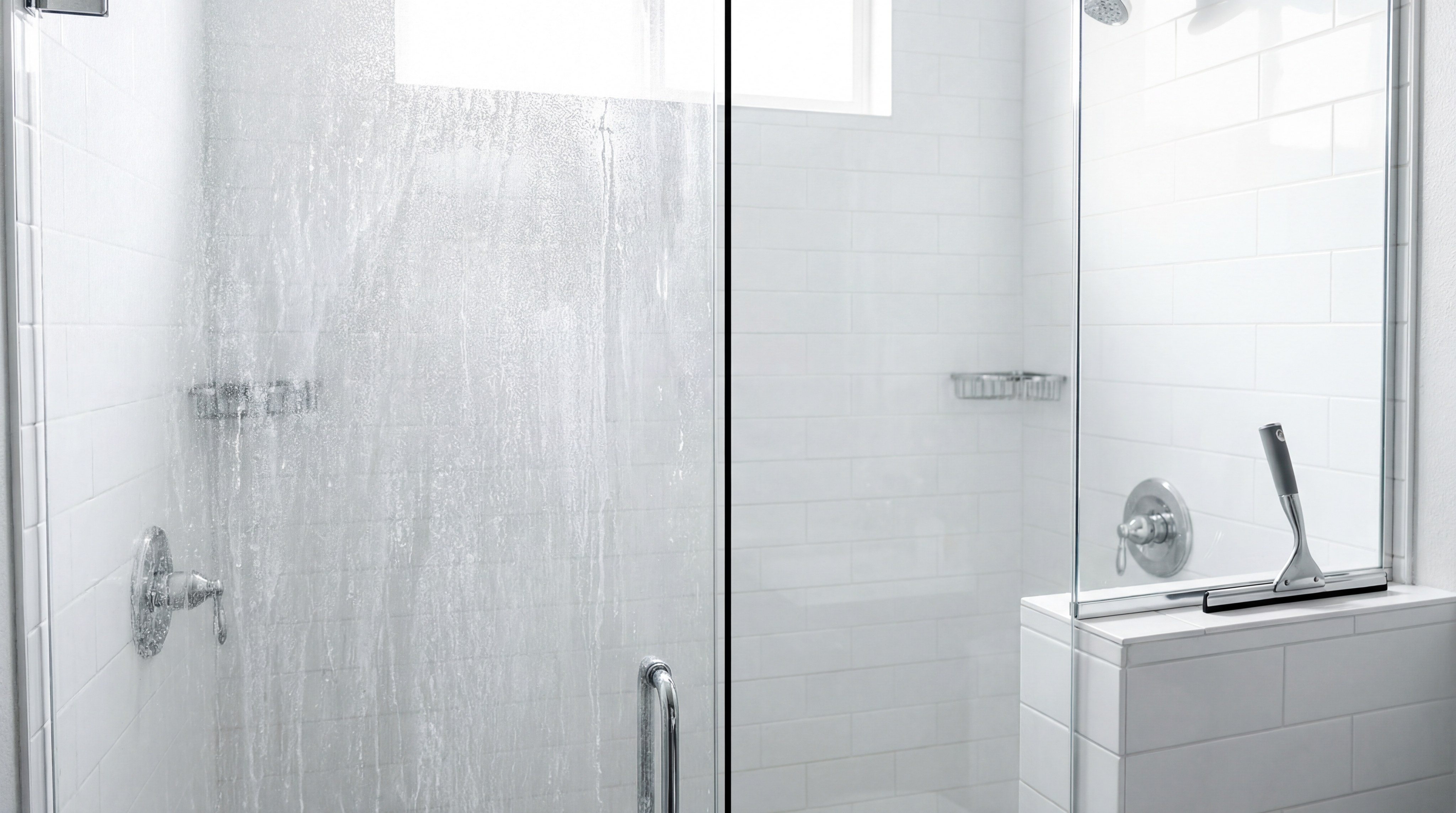 Hard Water Spots Before After