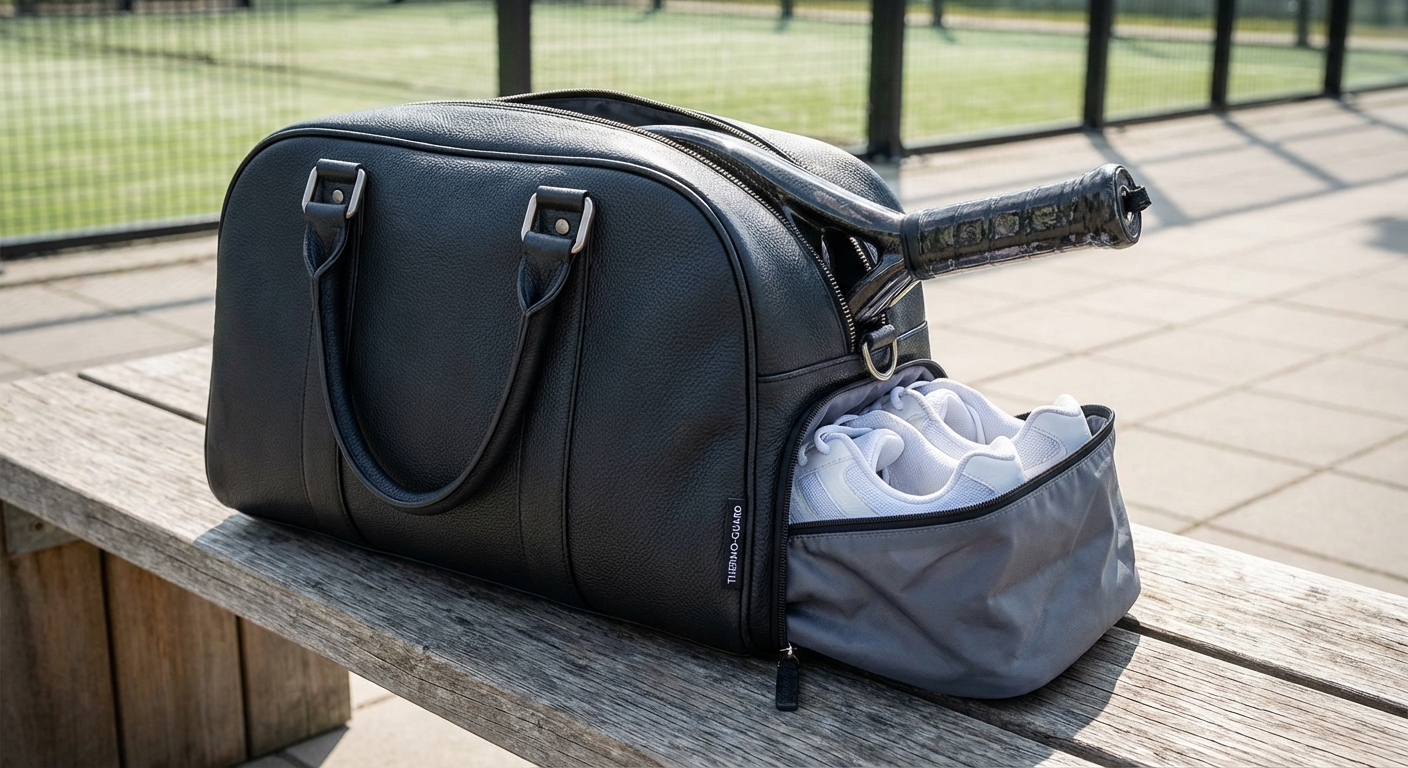 Premium Thermally-Insulated Padel Bag with Carbon Fiber Racket