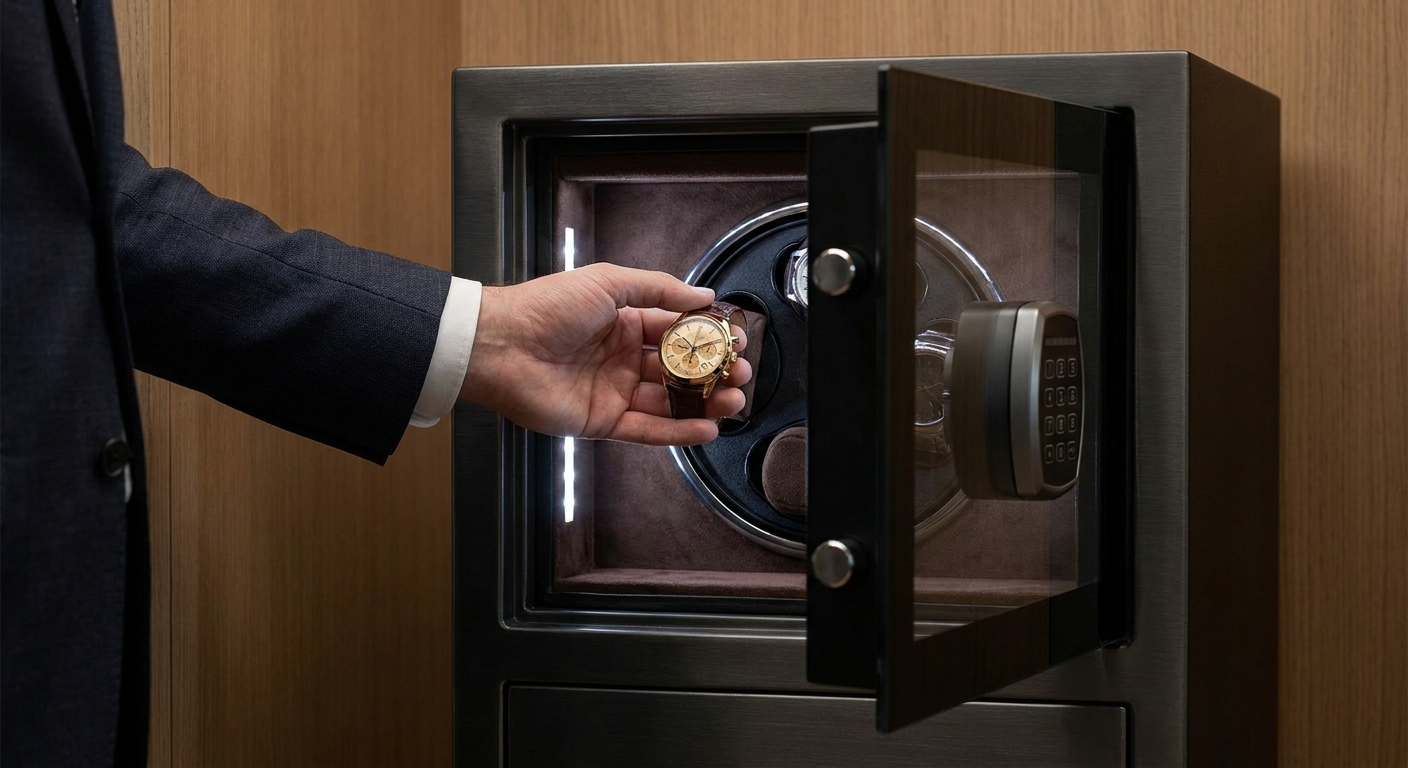 luxury watch safe storage