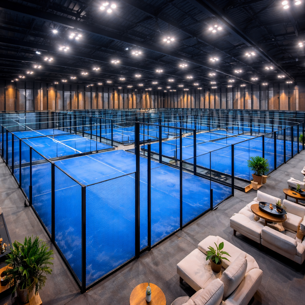 luxury padel club view