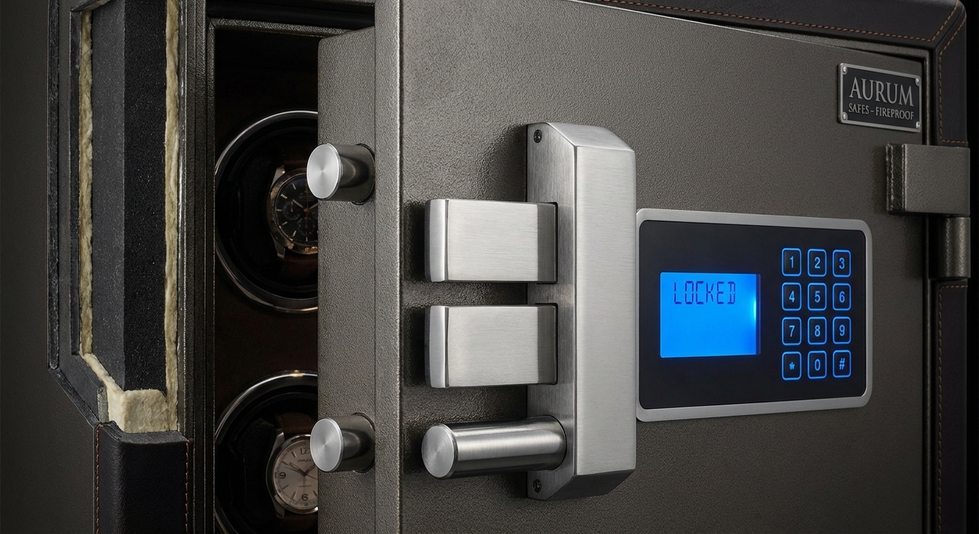 Extreme macro shot of internal watch winder rotor mechanism