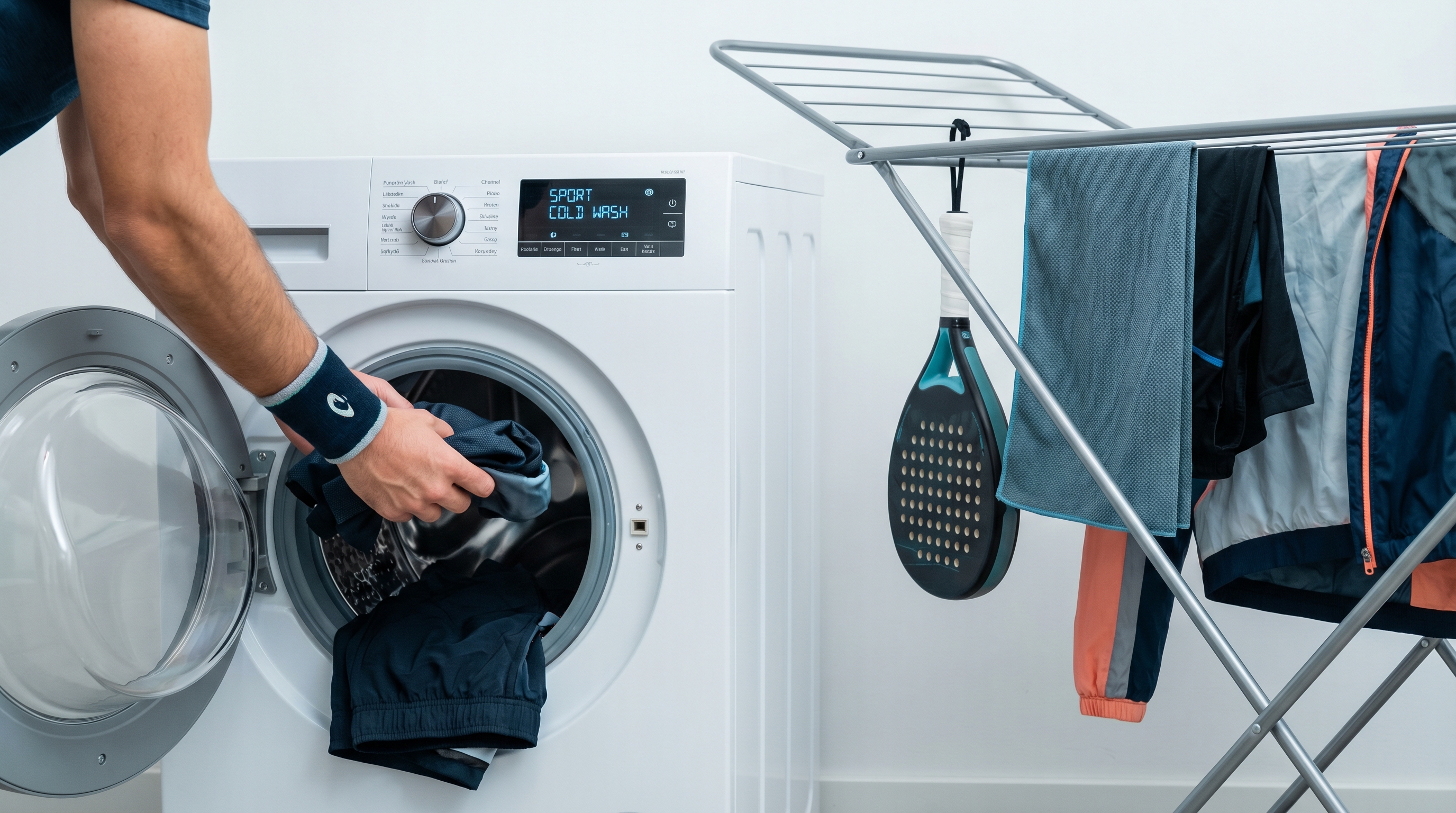 padel outfit washing guide