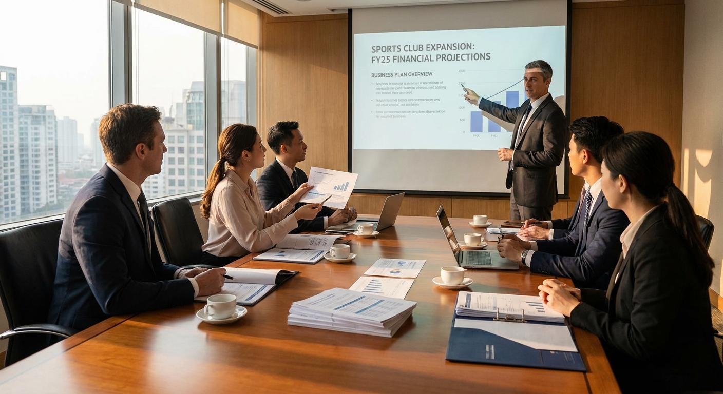 sports club business meeting