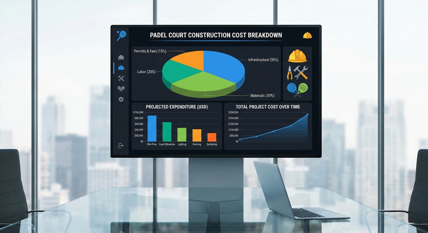 padel court construction cost breakdown index 8