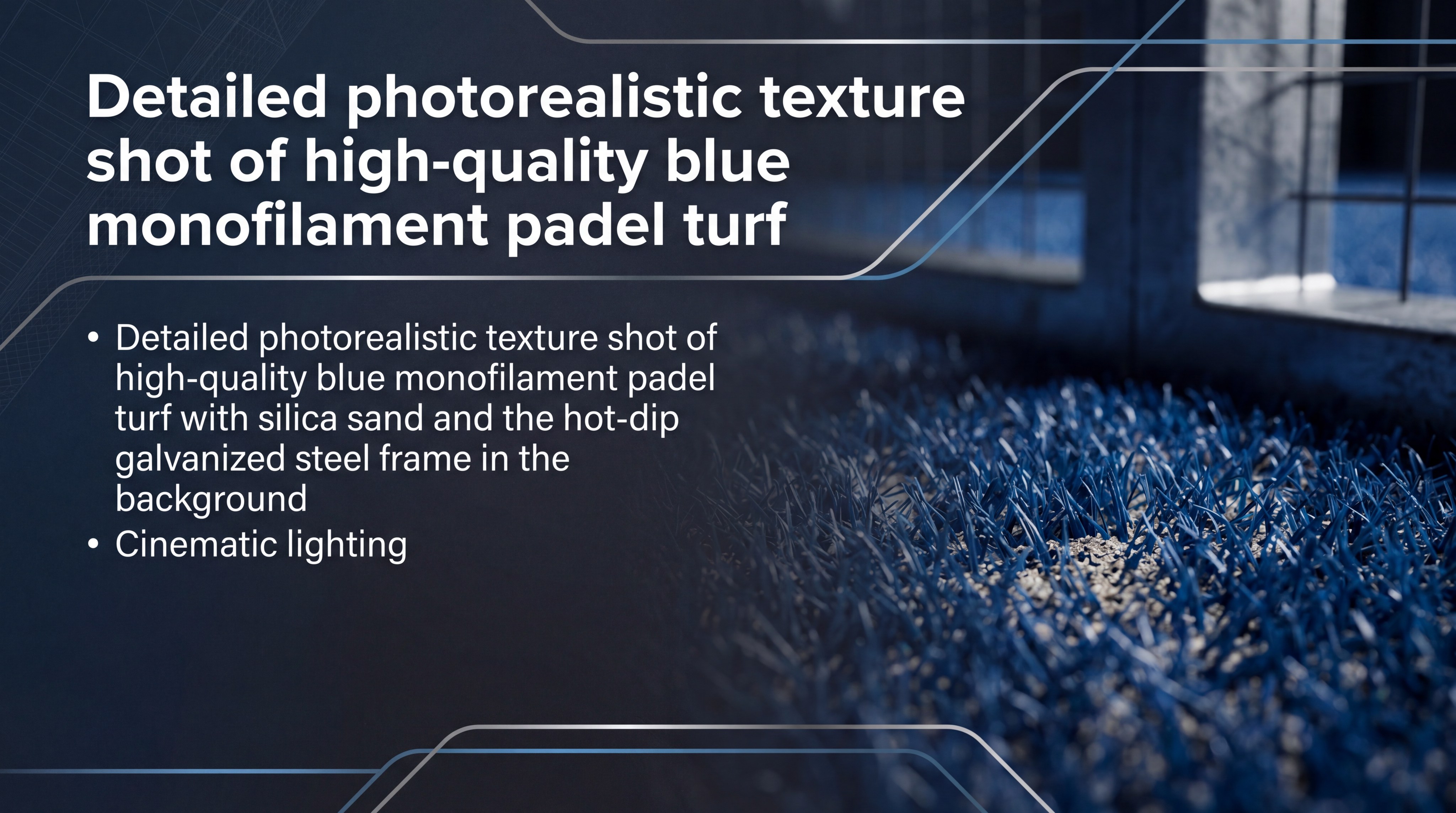 padel court texture product shot