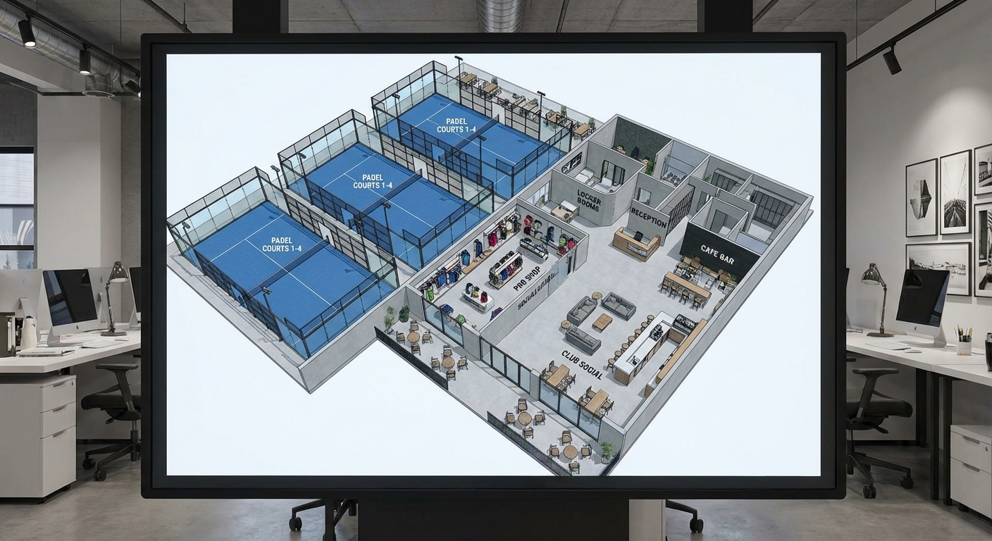 RGV Padel Club Floor Plan