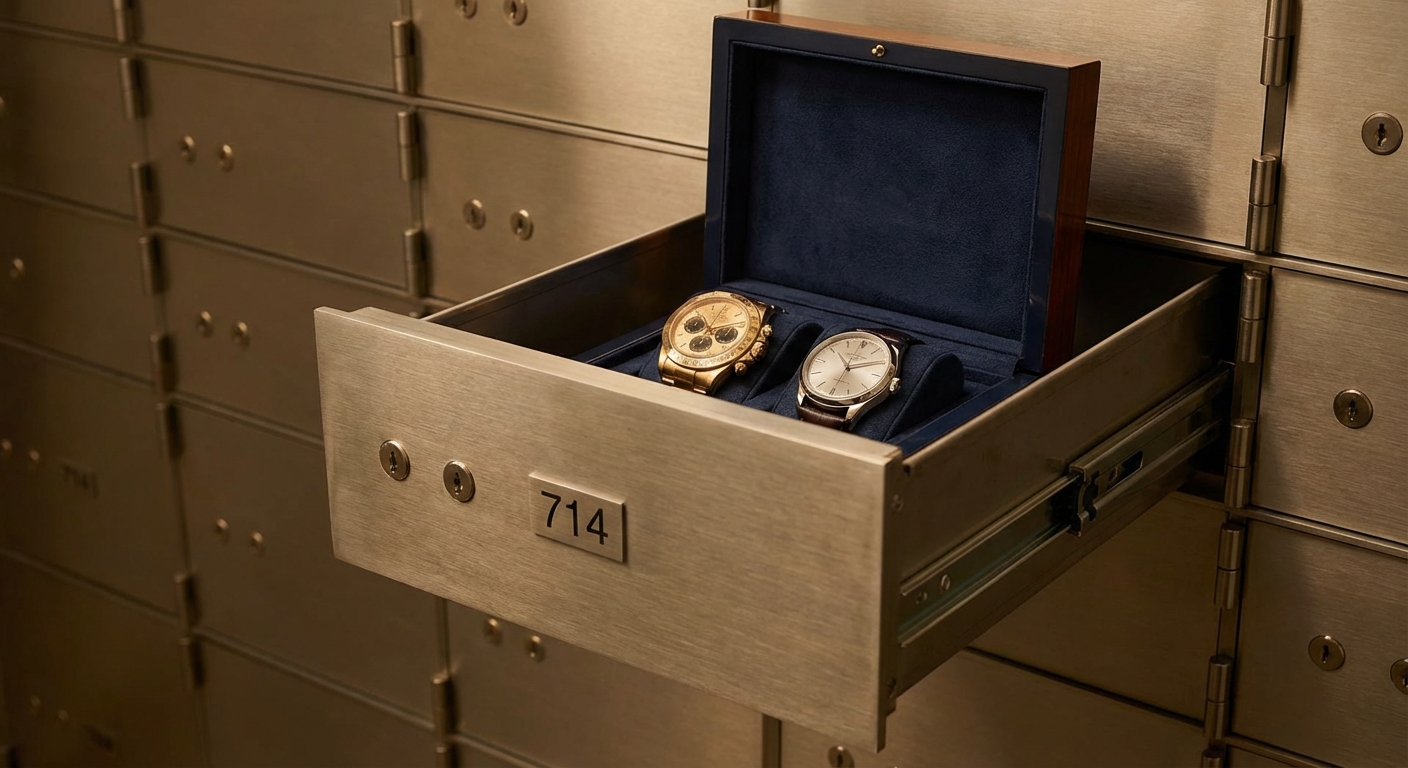 secure bank safe deposit box