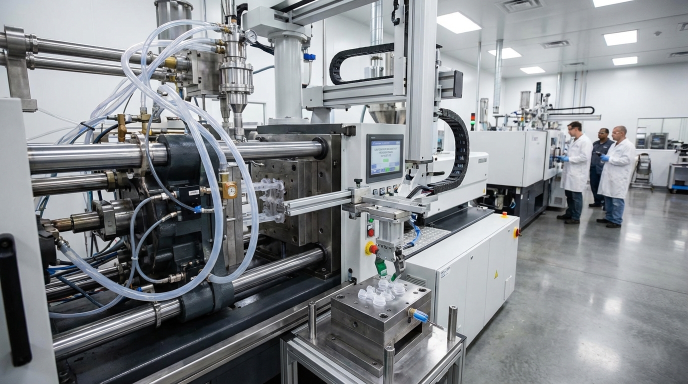 industrial lsr injection molding machine for silicone parts