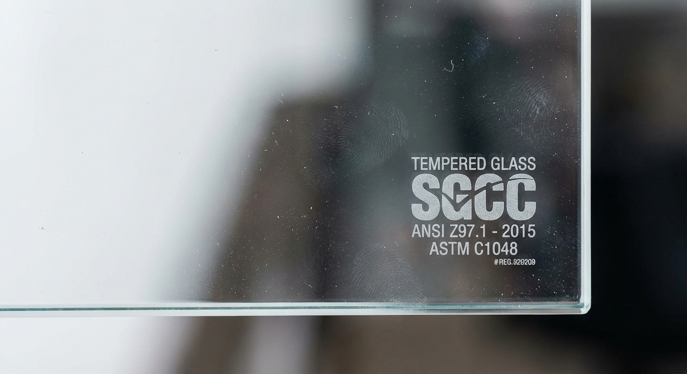 tempered glass safety certification mark
