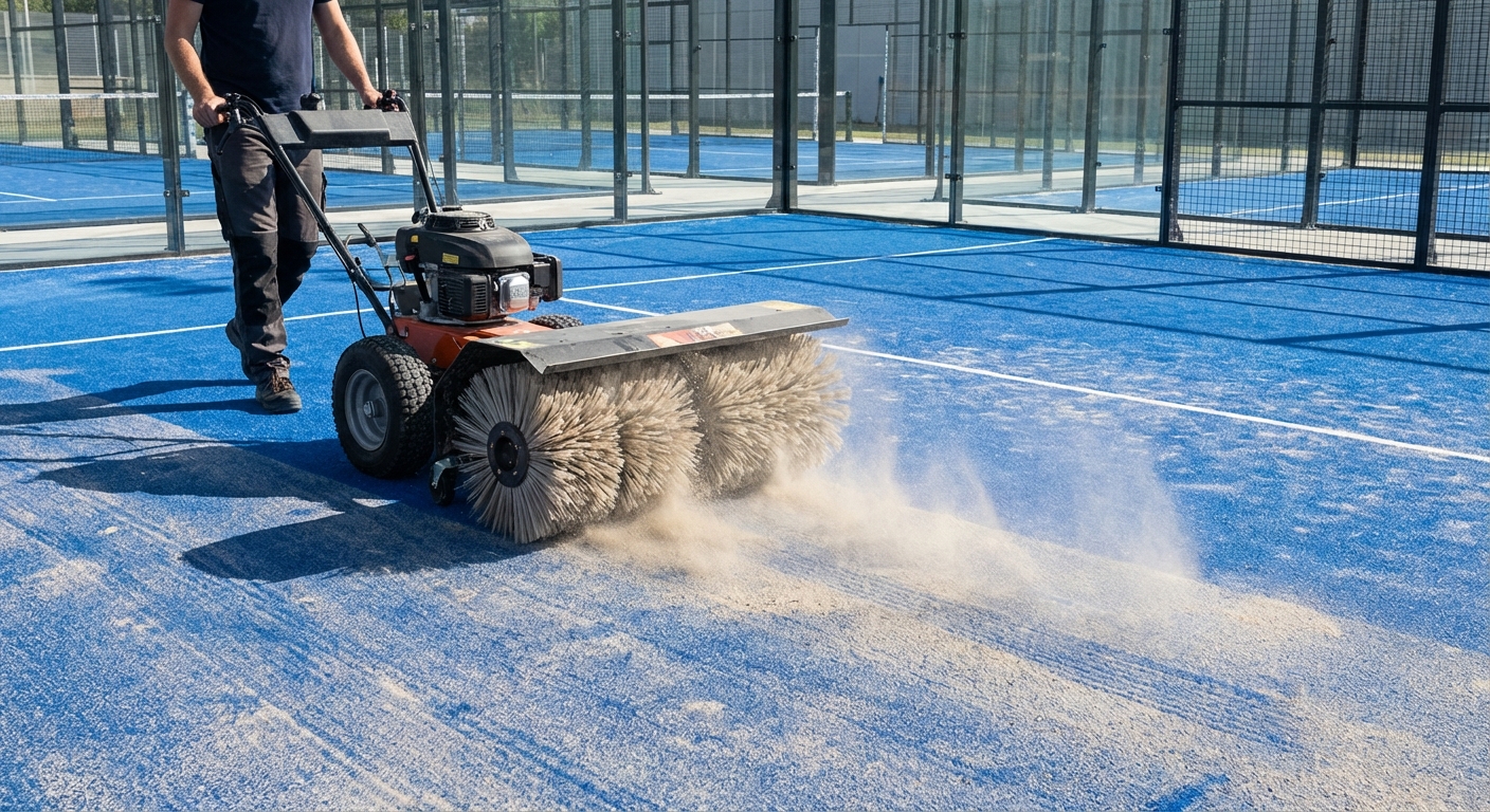 padel court maintenance equipment