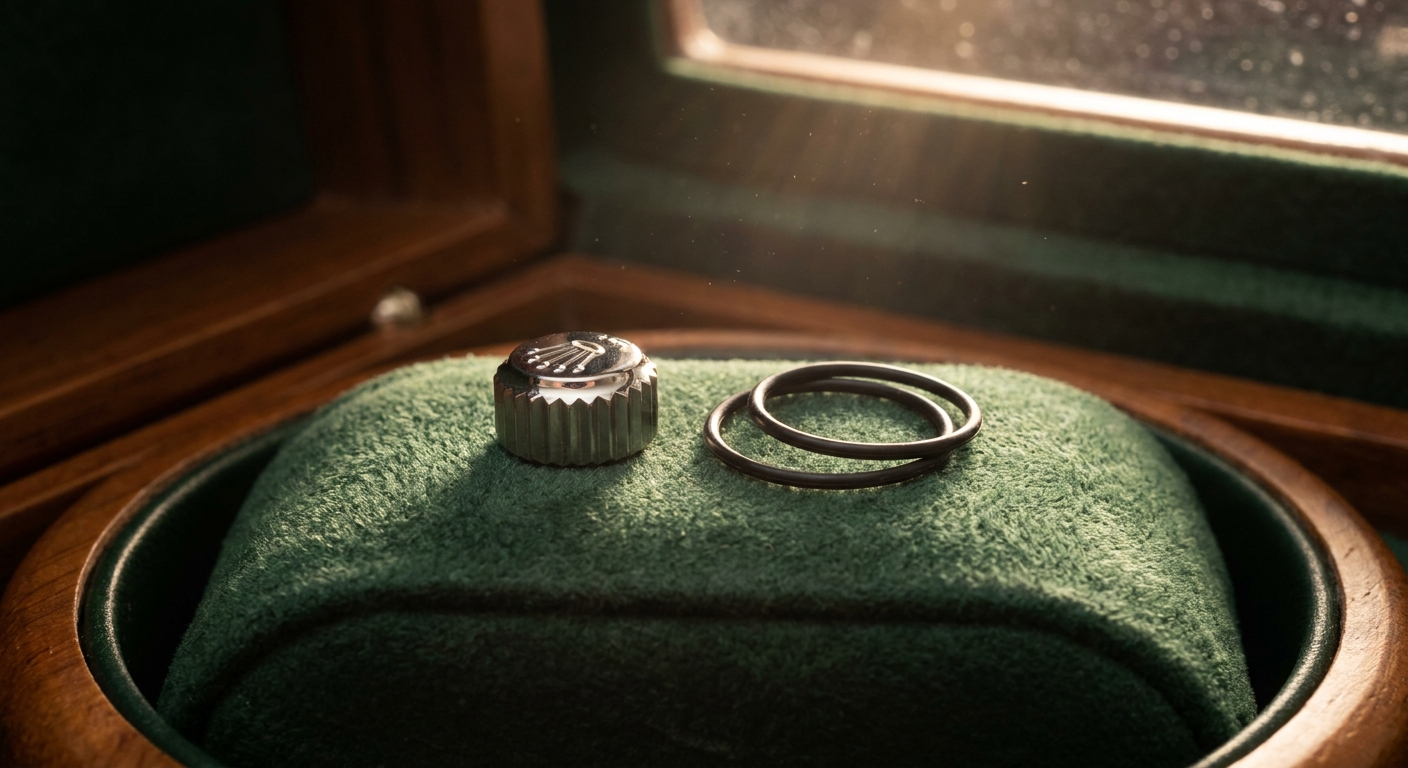 Luxury Watch Crown Macro