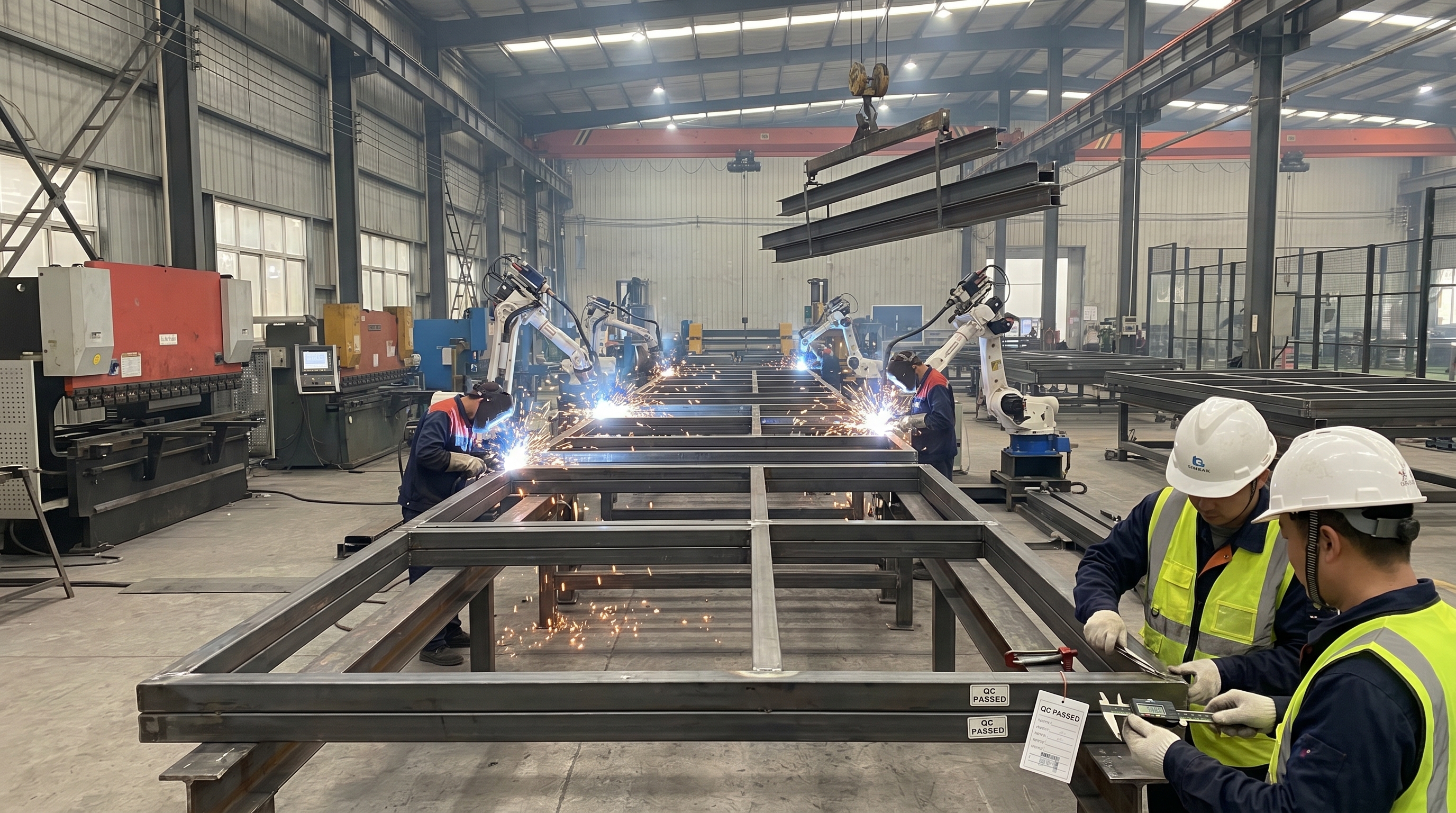 Steel structure manufacturing