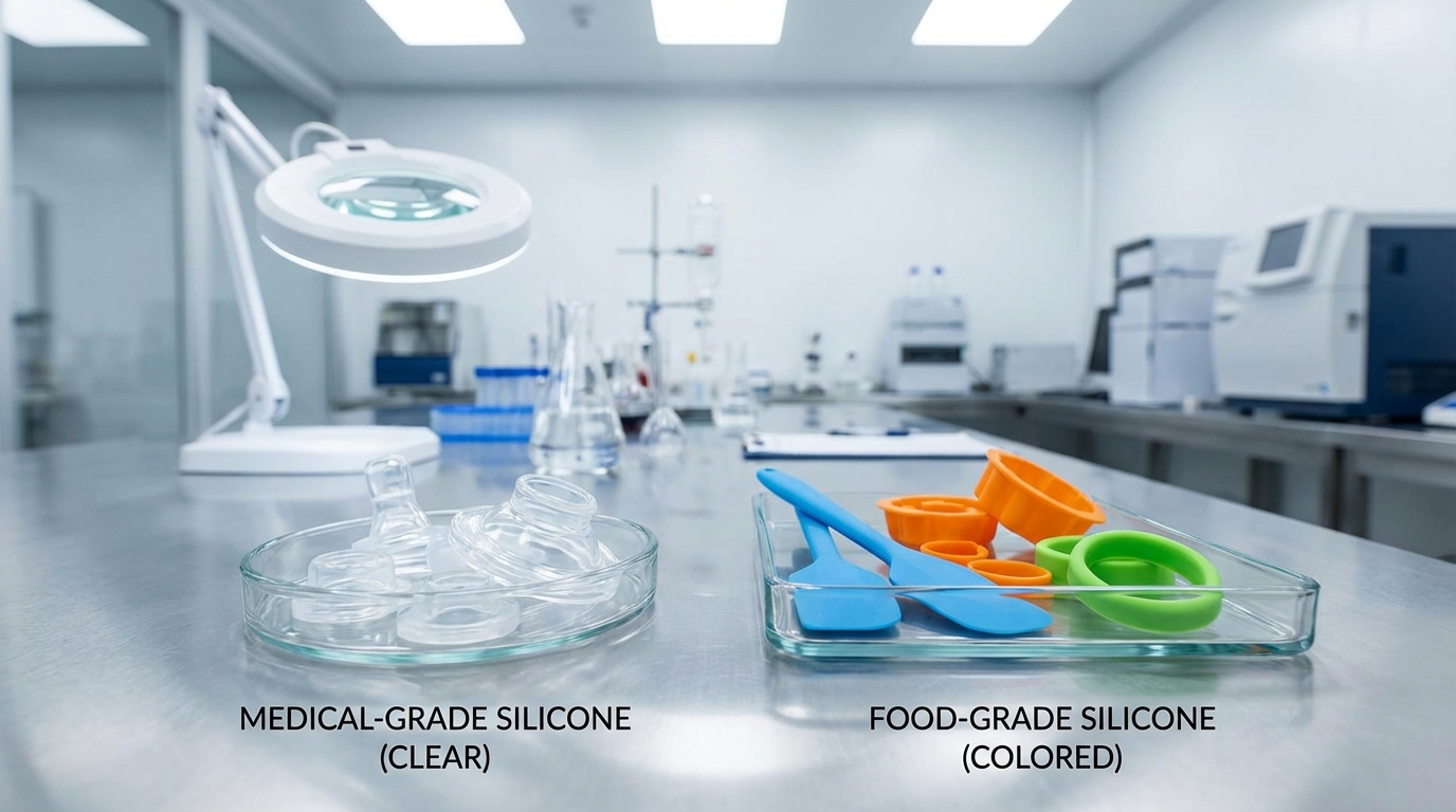Silicone parts comparison