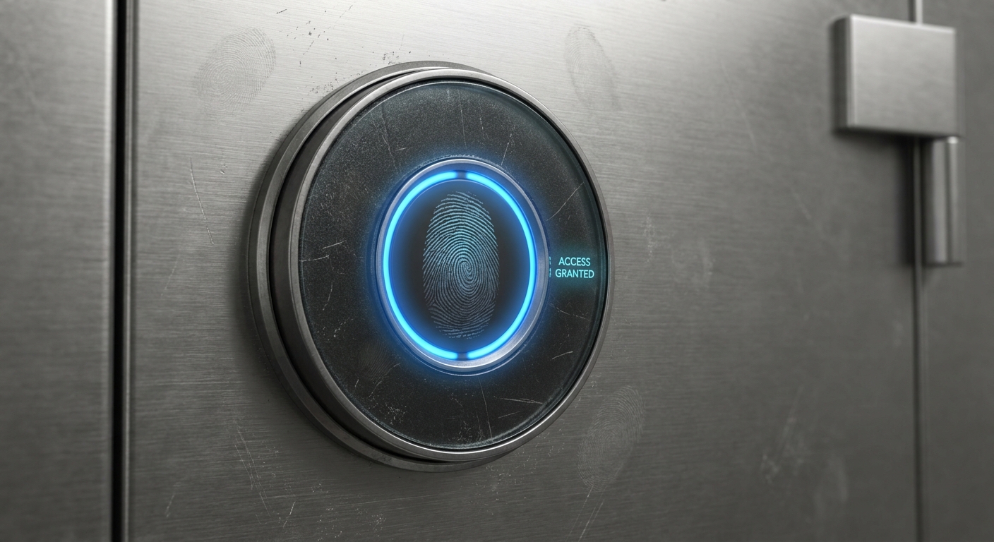biometric fingerprint scanner safe