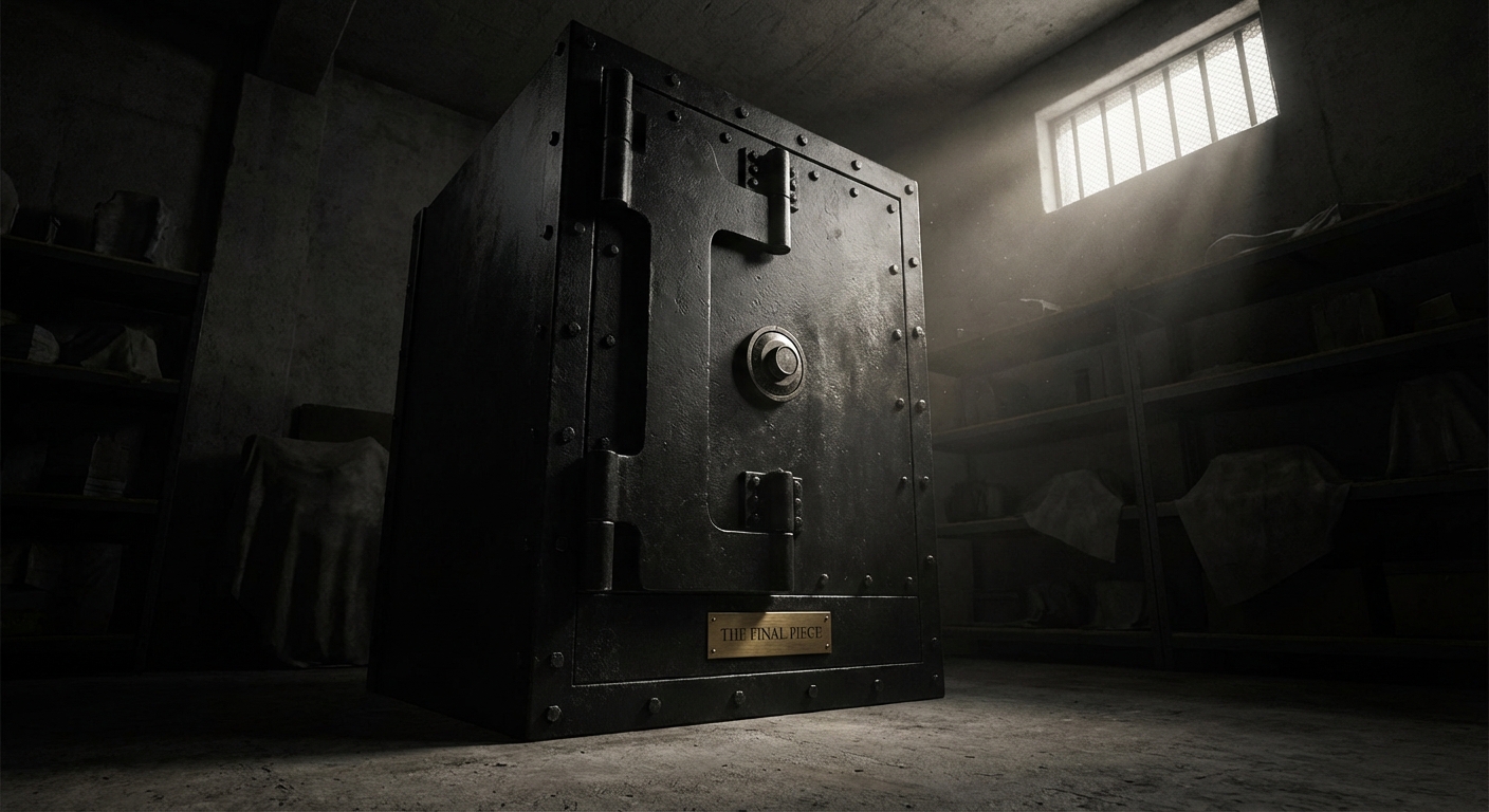dramatic black safe