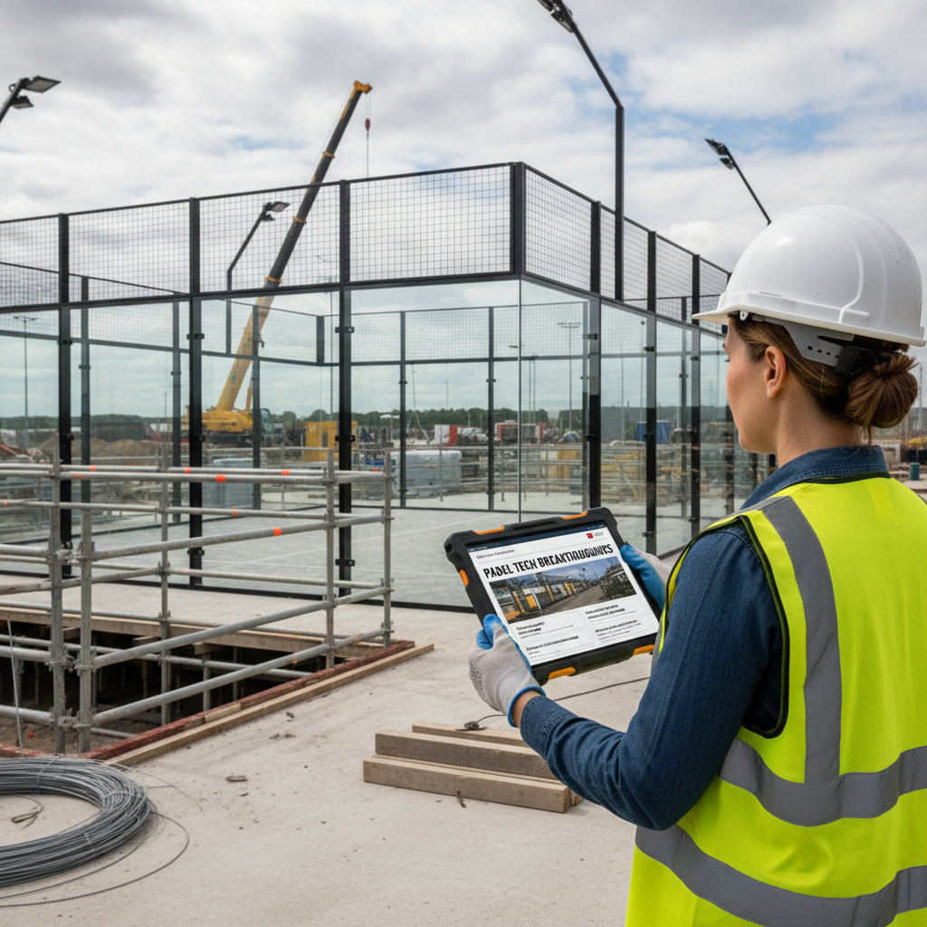 construction manager padel court