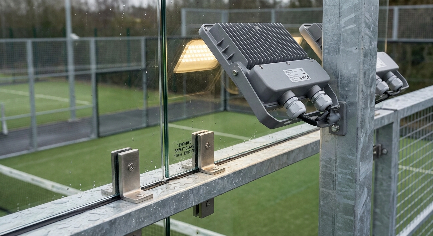 padel court safety glass led fixtures index 7