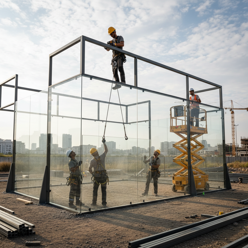 padel court construction