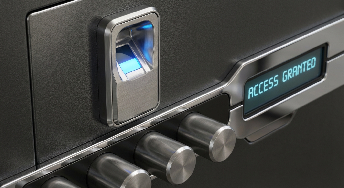biometric fingerprint safe scanner