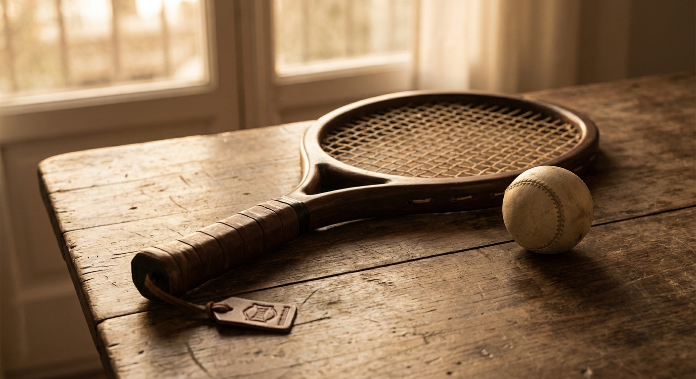 vintage luxury padel racket product