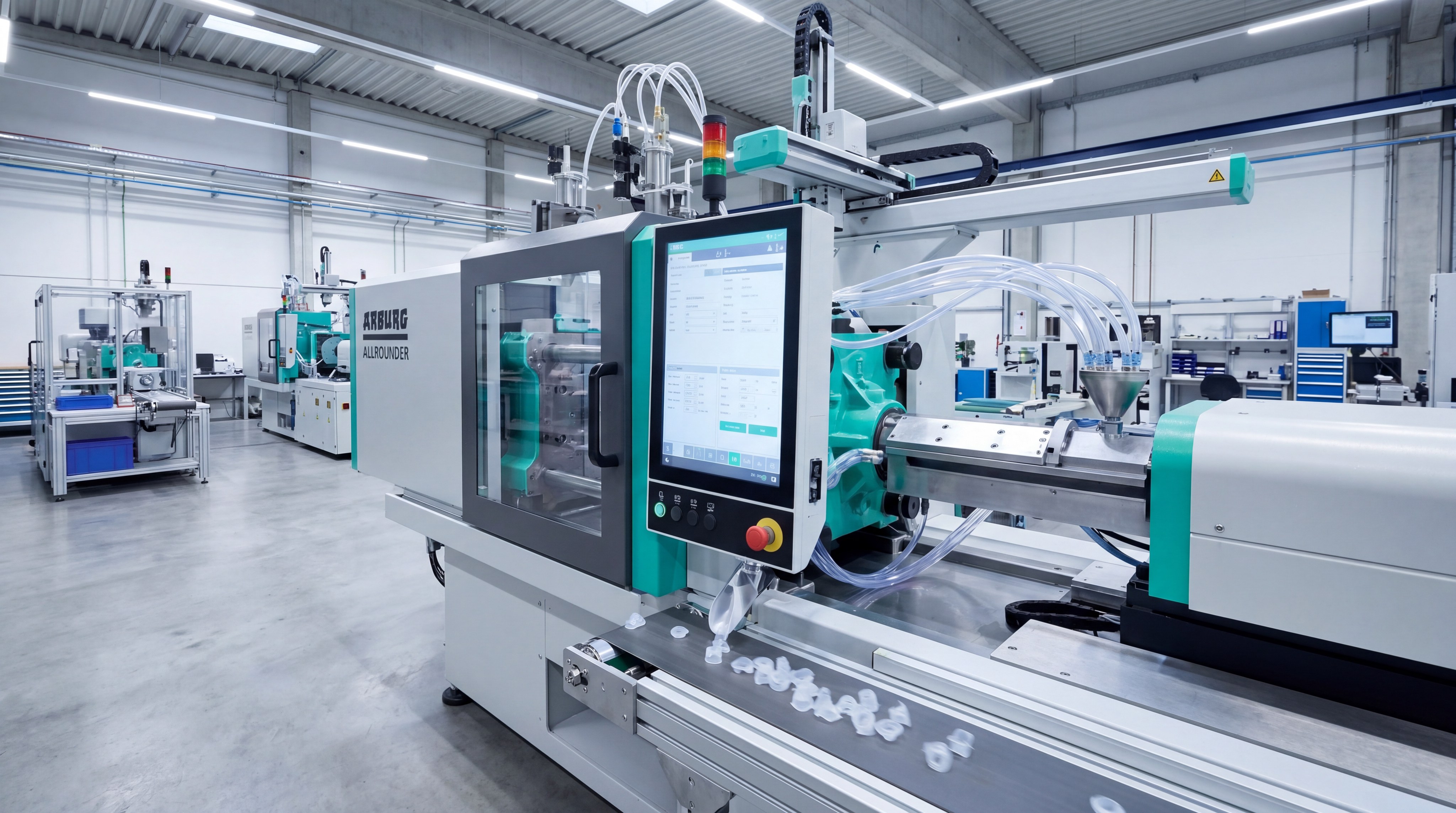 lsr injection molding machine operation