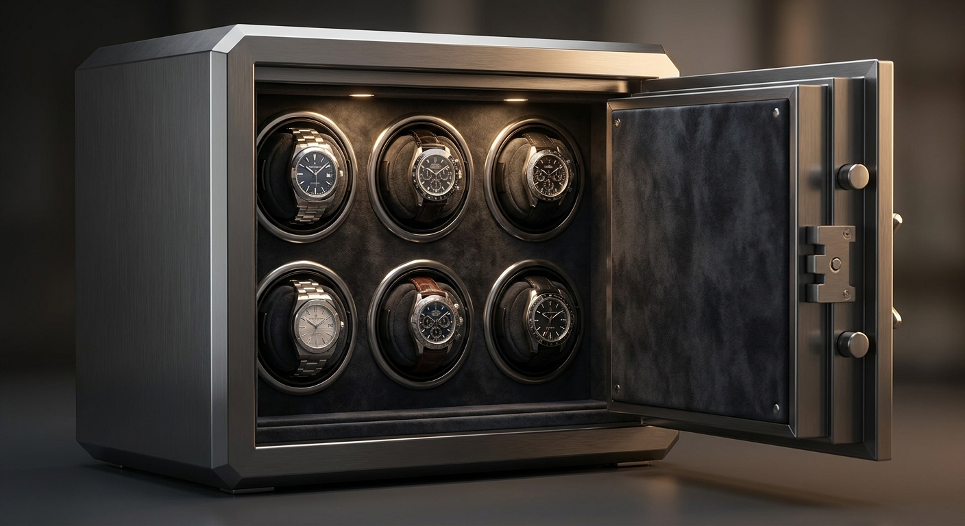 High-End Luxury Watch Winder Safe Studio
