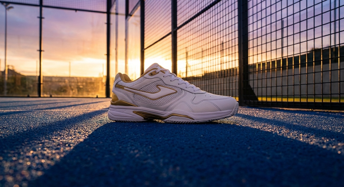 premium padel shoe sunset hero