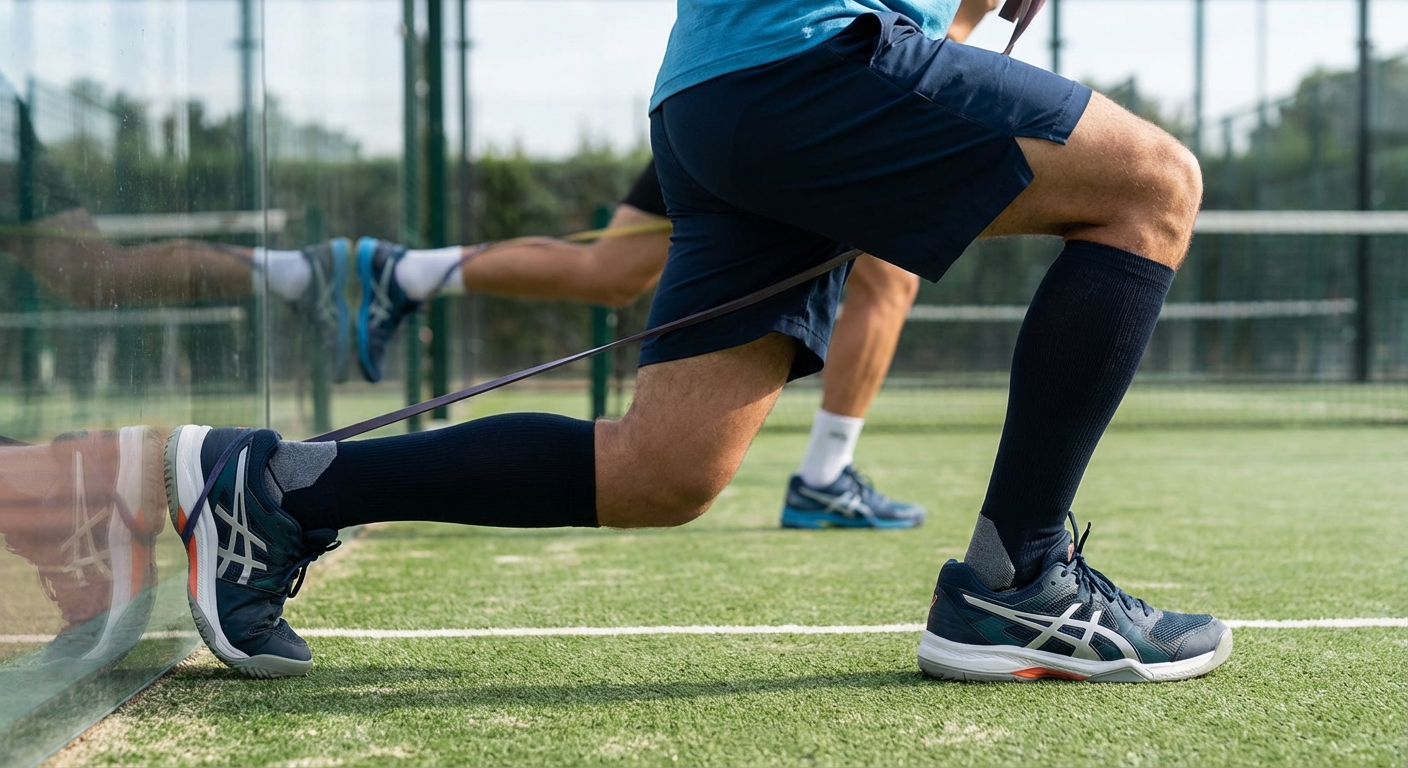 padel player injury prevention stretching