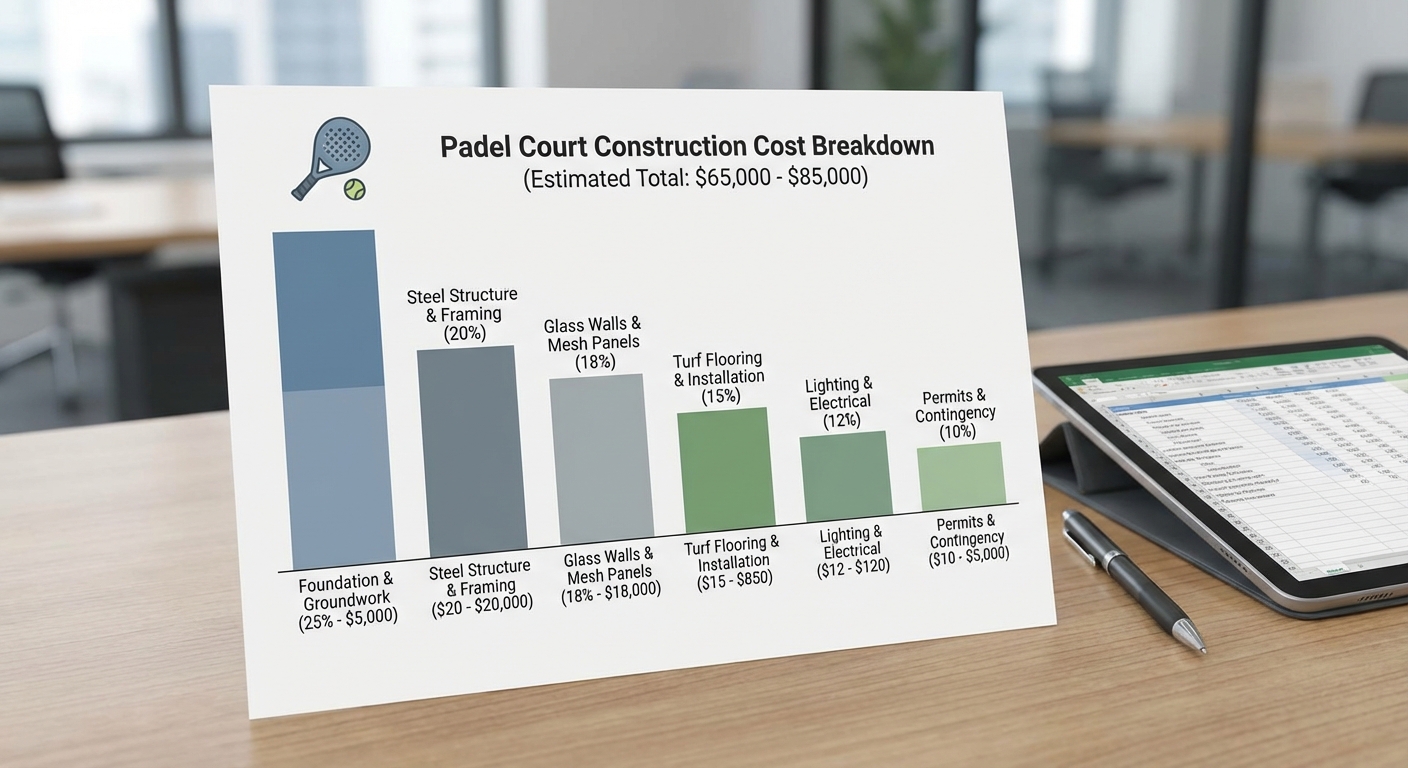 padel court construction cost breakdown