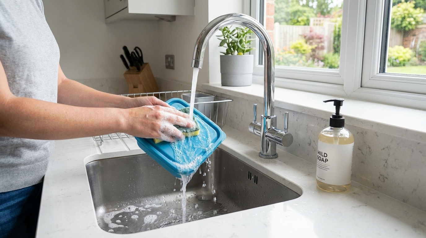 silicone container washing guide