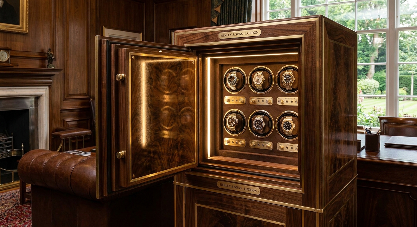 luxury watch winder safe