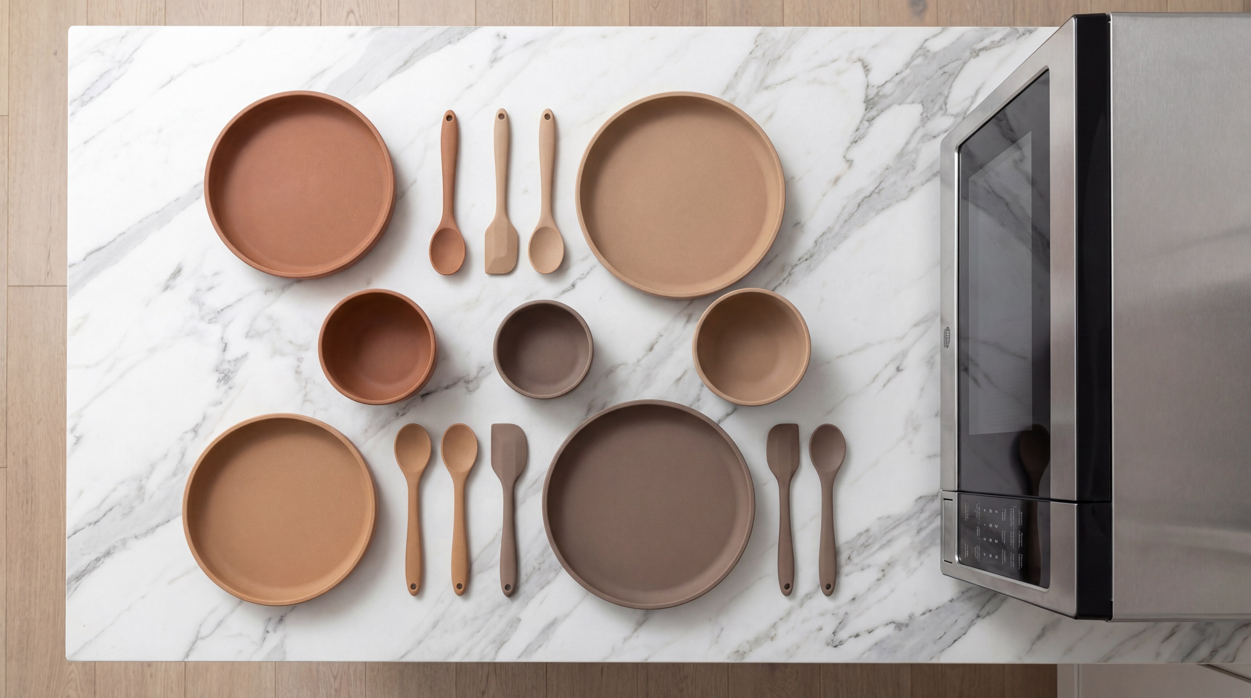 silicone kitchenware product display