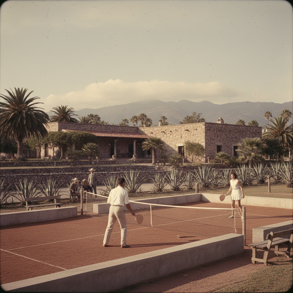 inventors padel court 1960s