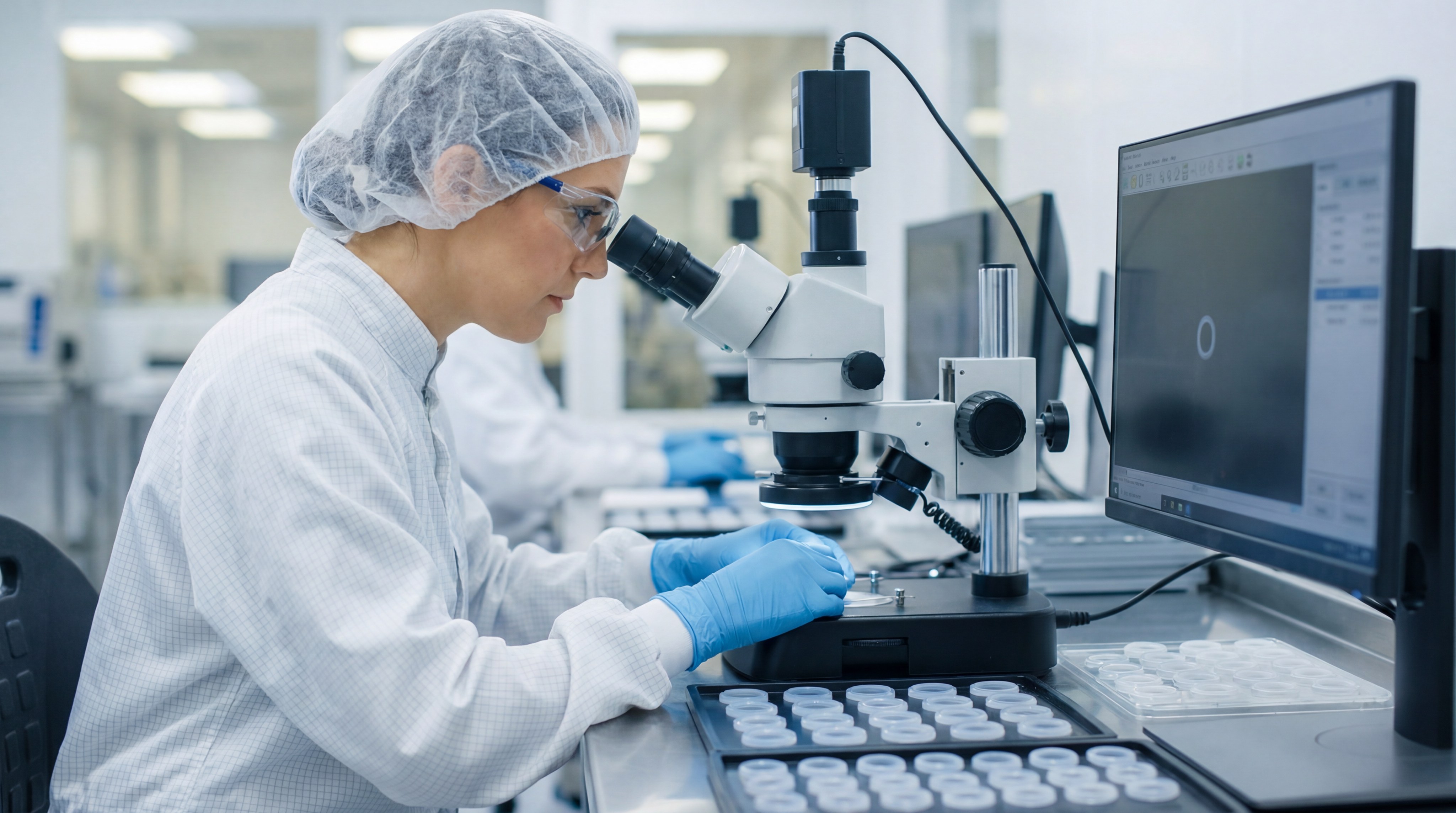 Medical Component Inspection in Cleanroom Environment